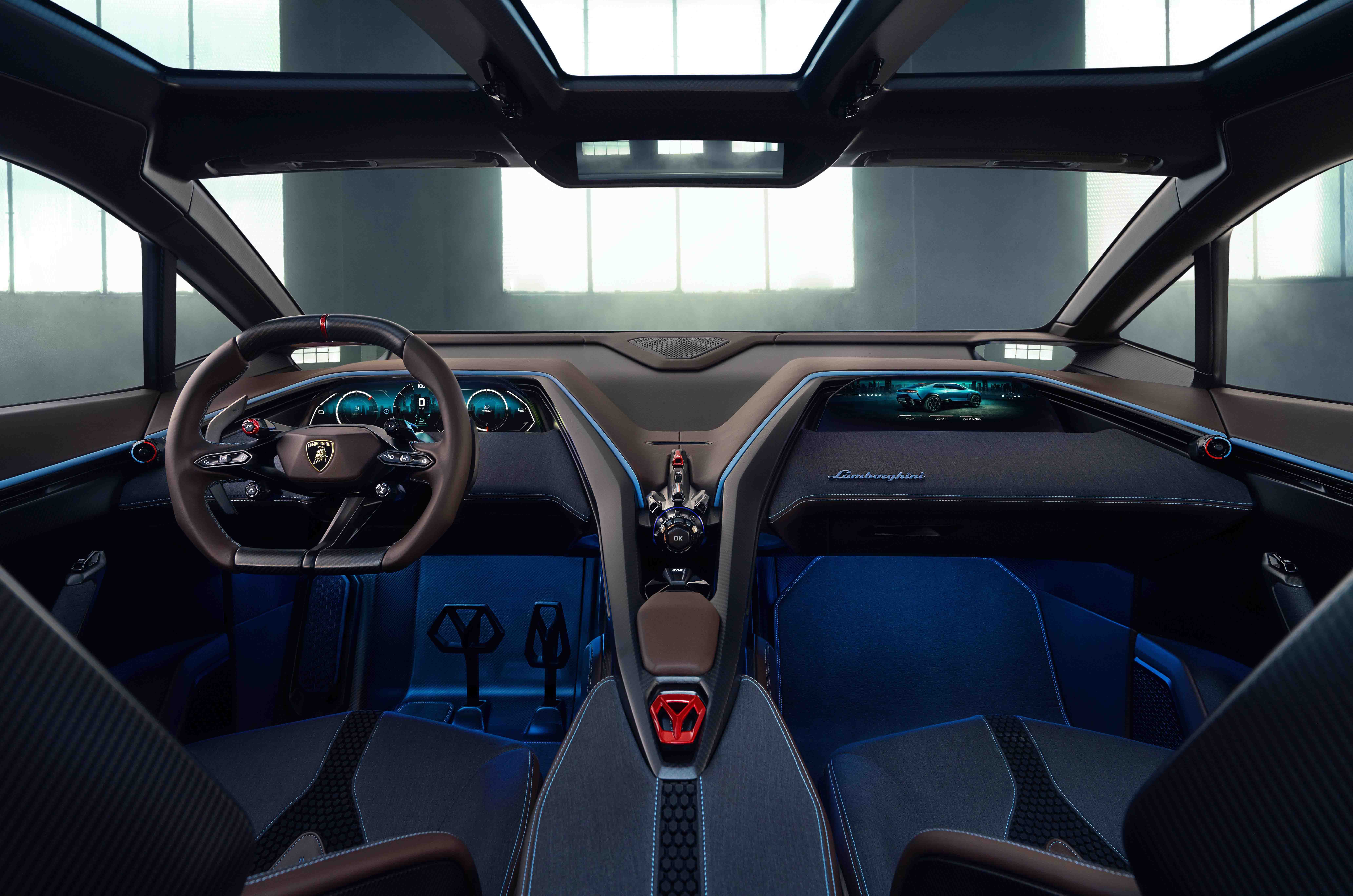 Lamborghini Lanzador concept interior