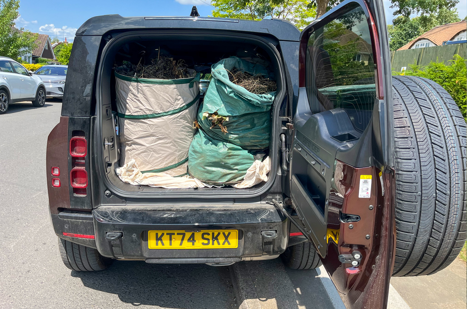 Land Rover Defender 110 boot space