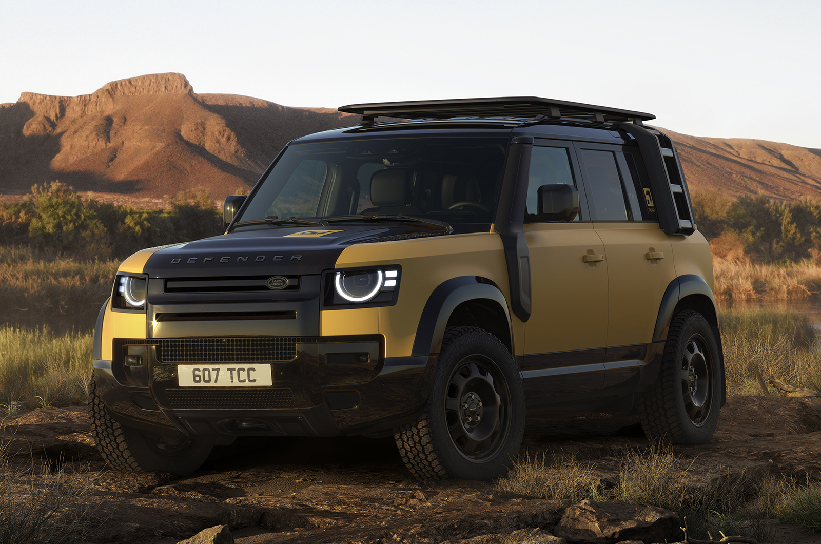 Land Rover Defender Trophy Edition front static