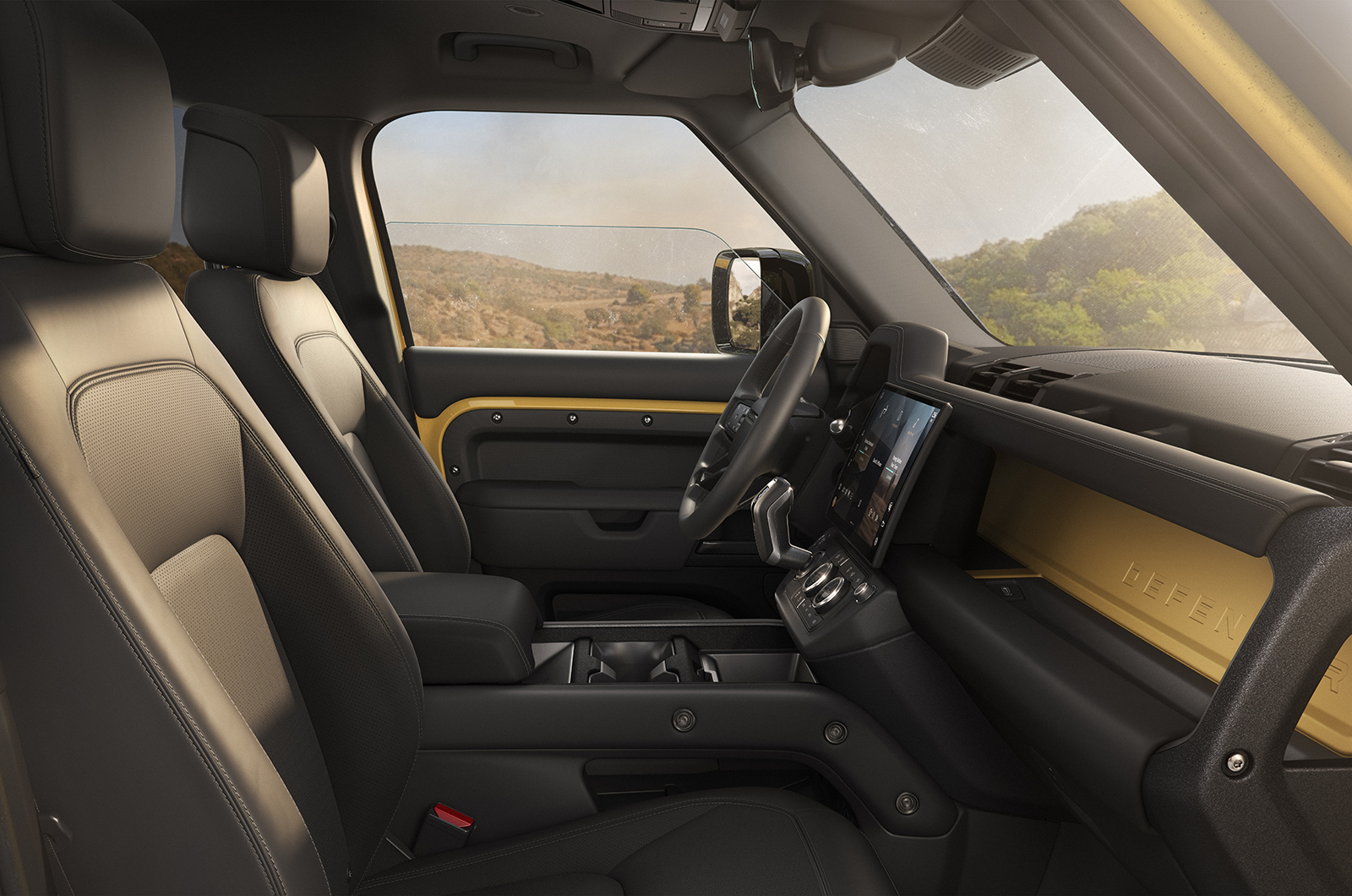 Land Rover Defender 110 Trophy Edition interior