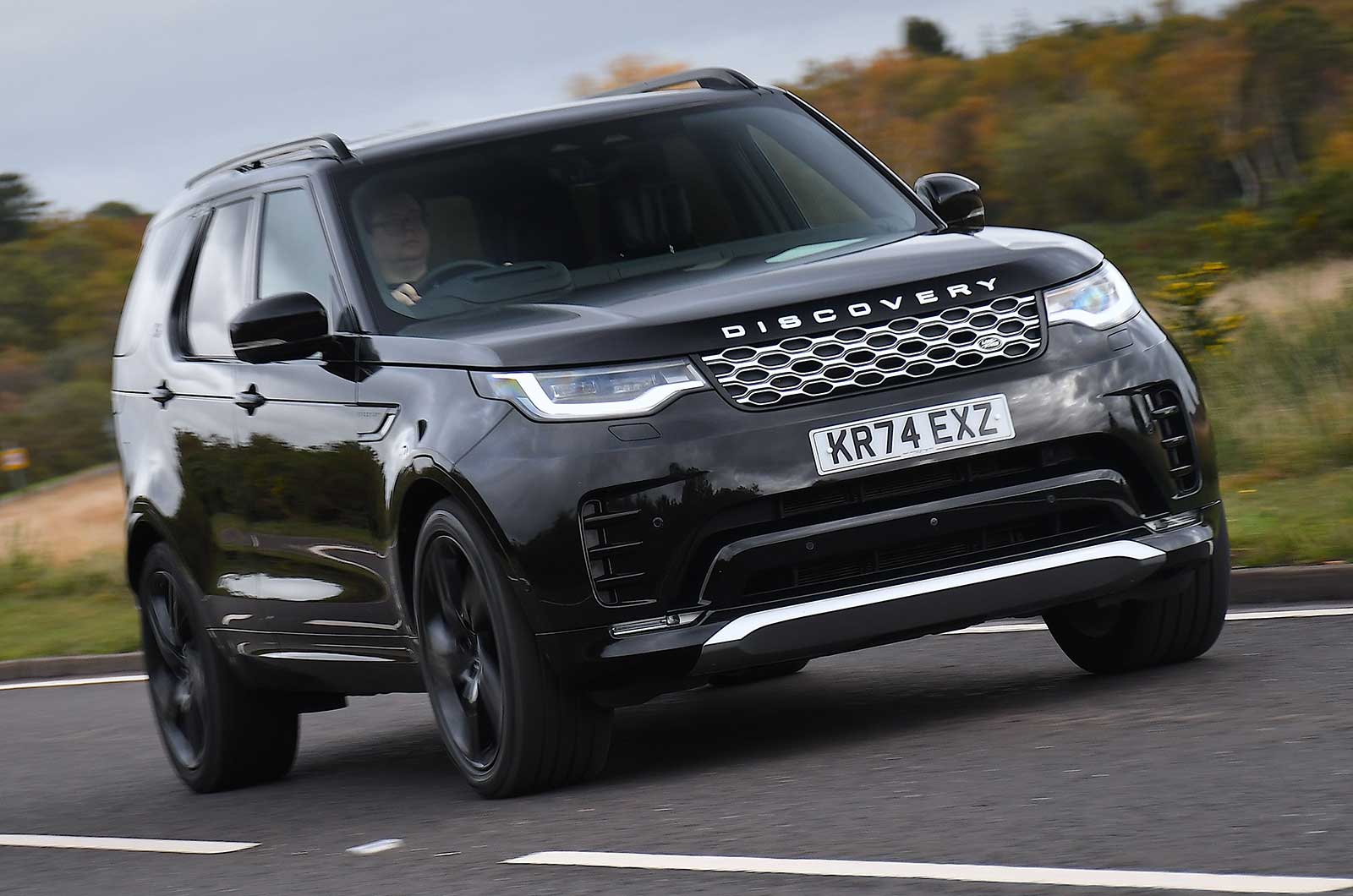 Land Rover Discovery front driving
