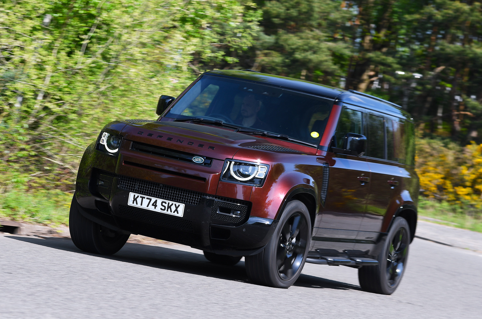 Land Rover Defender LT front cornering