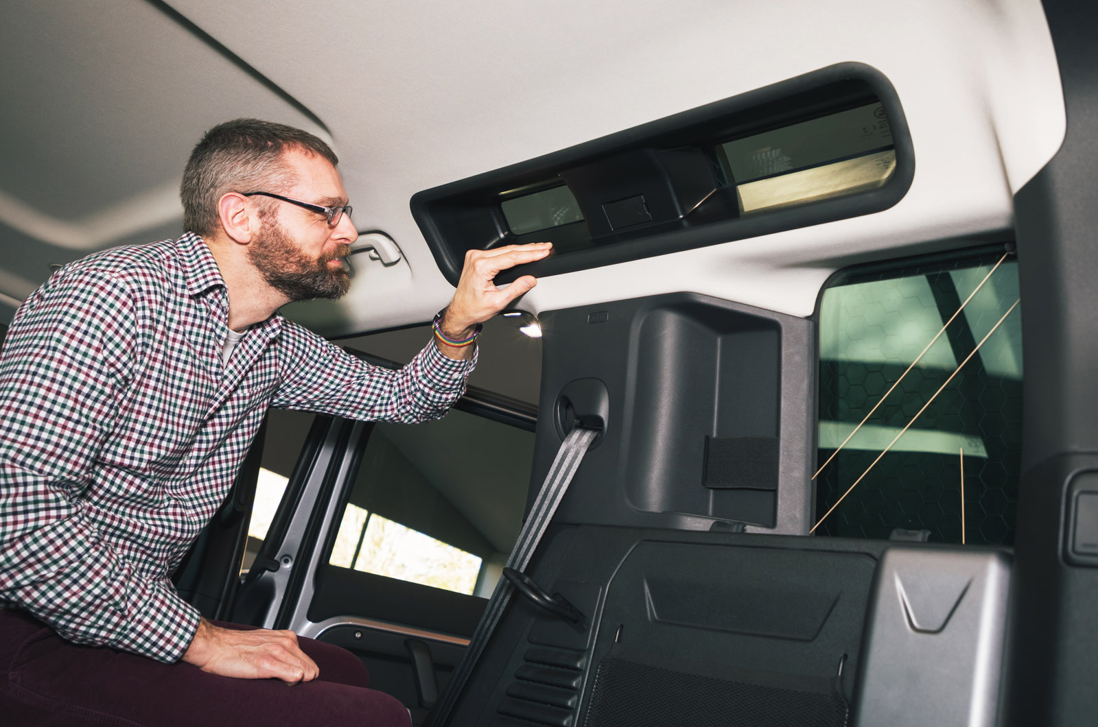 Land Rover Defender reader test team - Matthew Brock