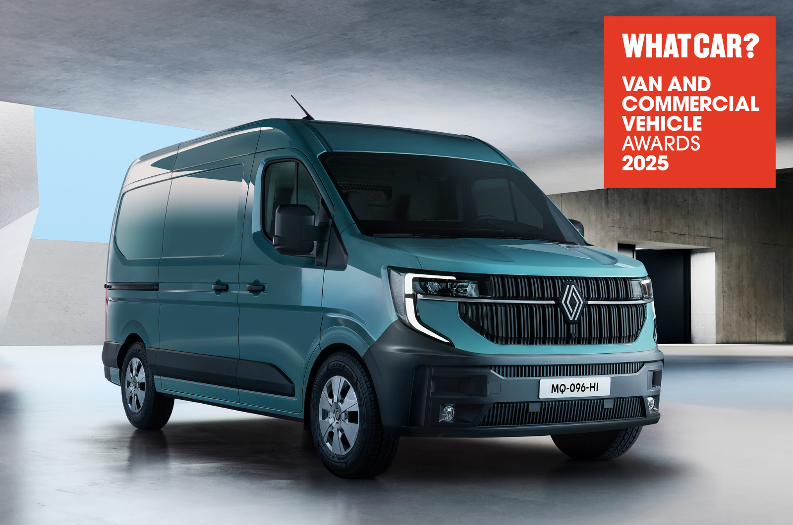 Best Large Electric Van - Renault Master E-Tech with logo