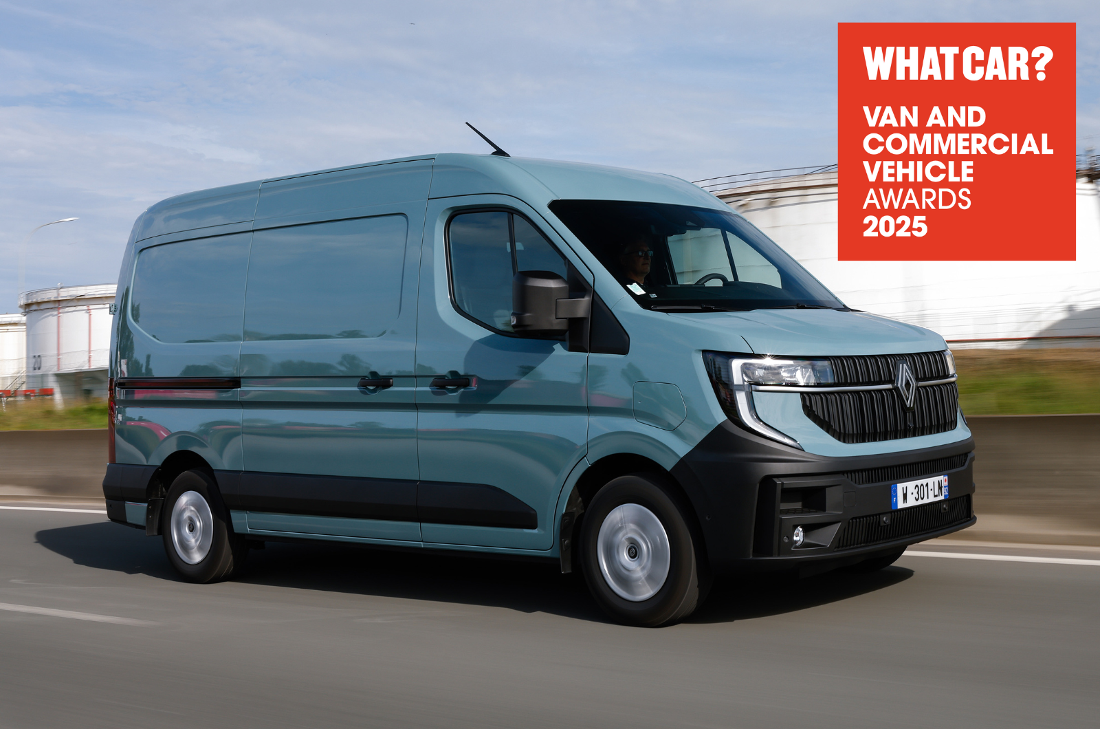 Best Large Van - Renault Master with logo