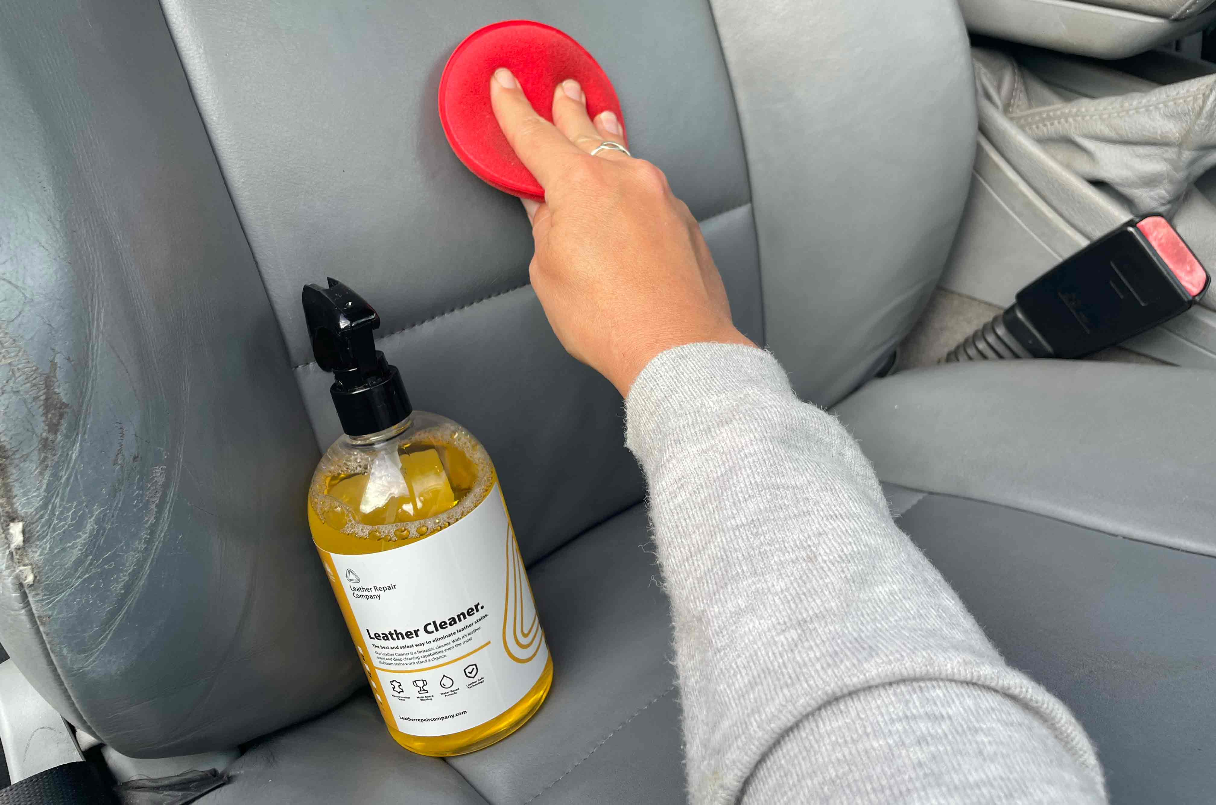 Leather cleaner product test