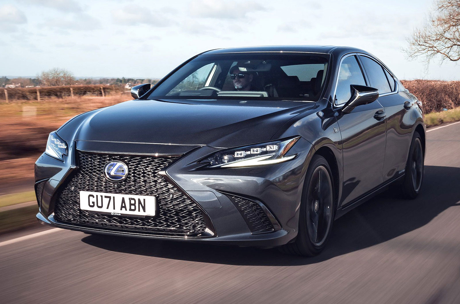 Lexus ES front left driving