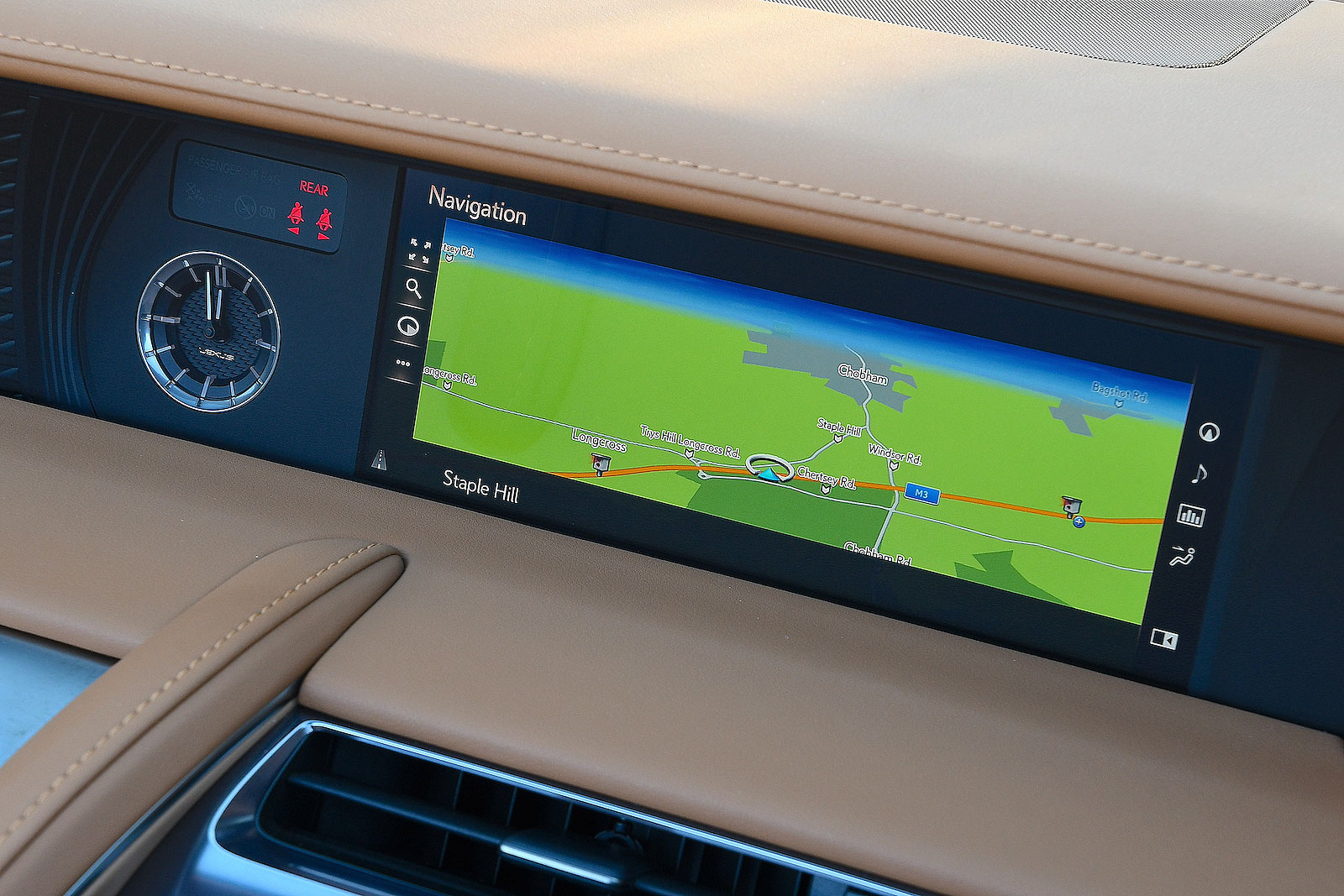 Lexus LC Convertible interior infotainment