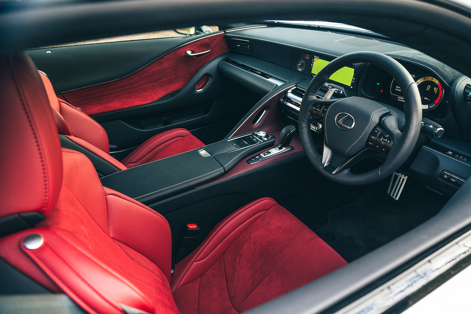 Lexus LC 500 interior dashboard