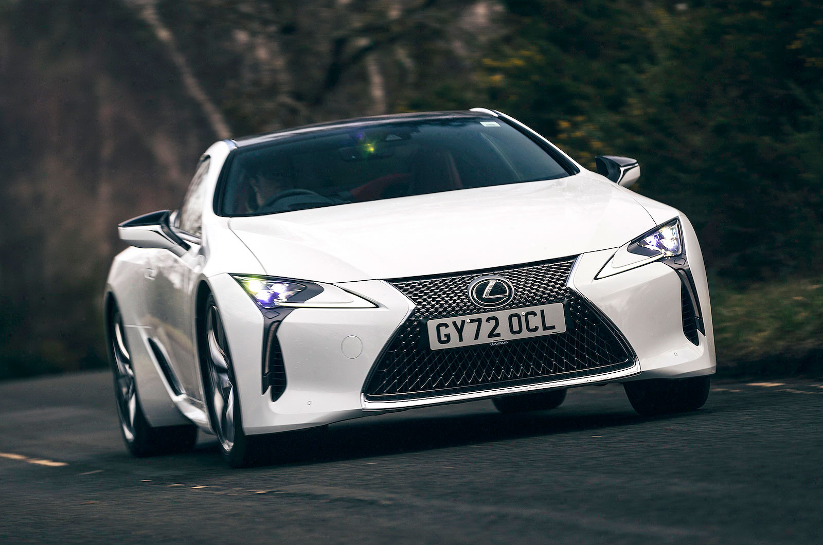 Lexus LC 500 front right tracking