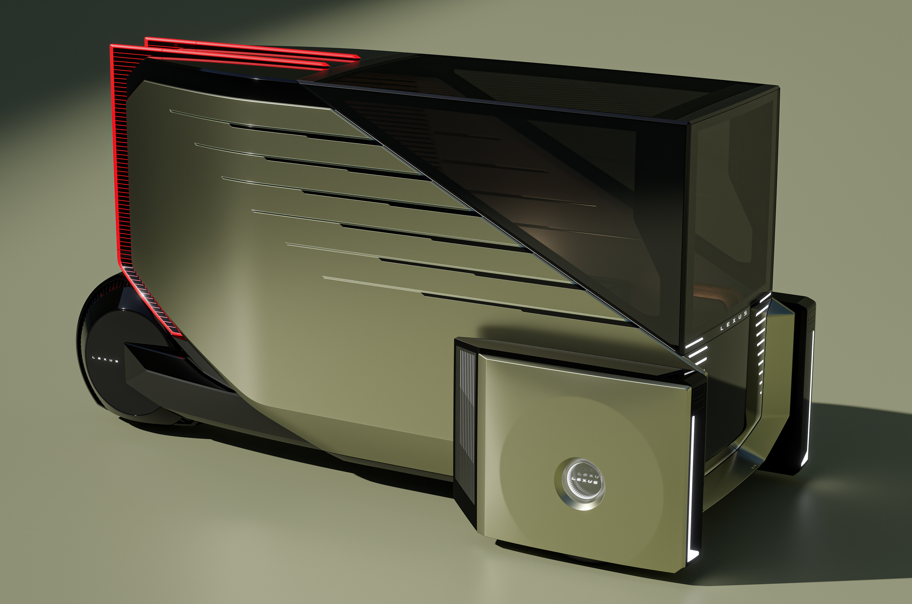 Lexus Micro LS concept side three quarters static