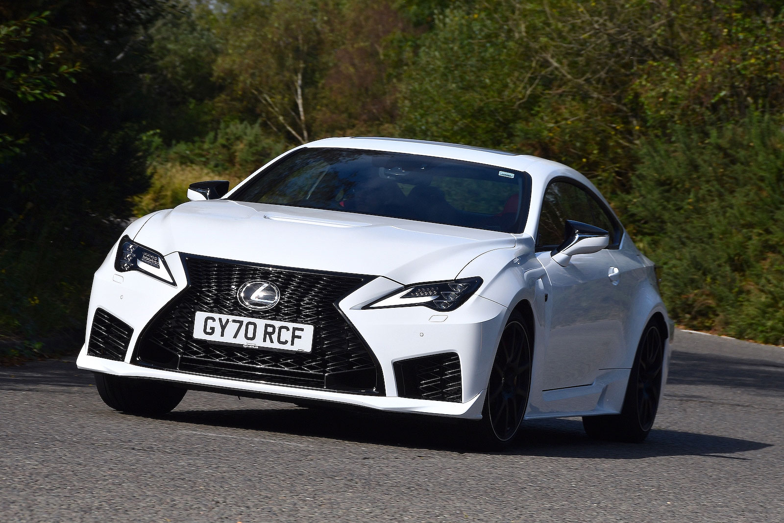 Lexus RC F front cornering