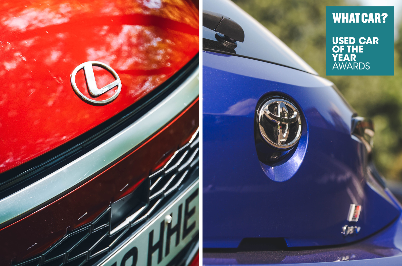 Lexus and Toyota badges