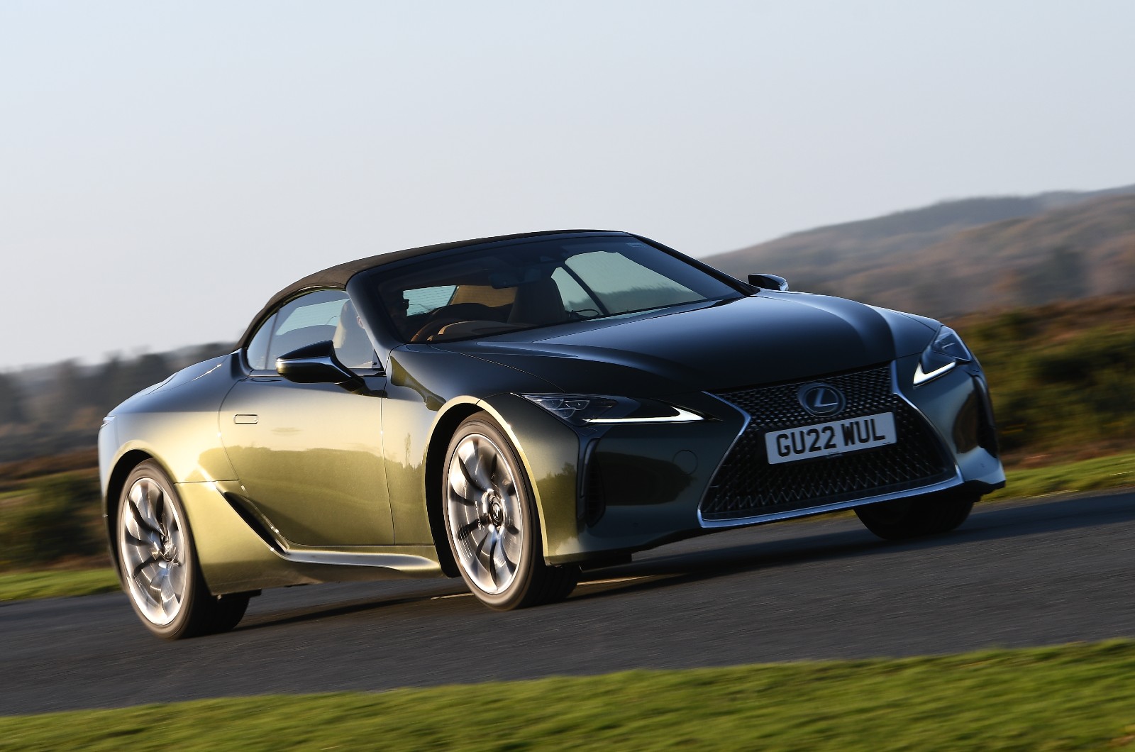 Lexus LC Convertible front roof up