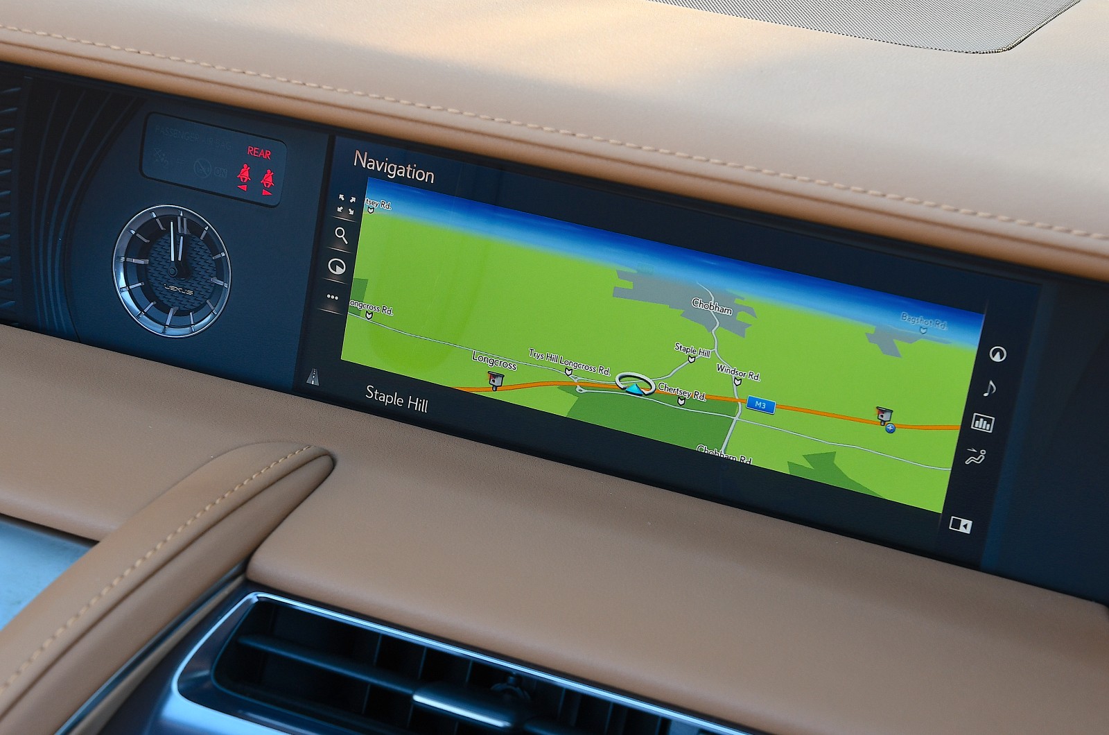 Lexus LC Convertible infotainment