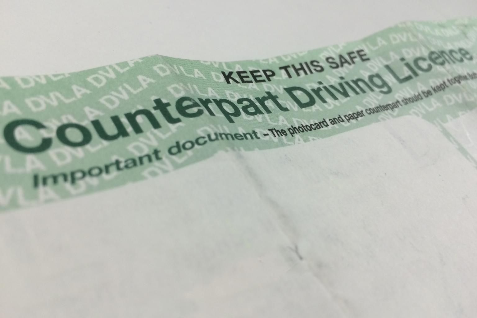 Driving licence paper counterpart abolished - what you need to know
