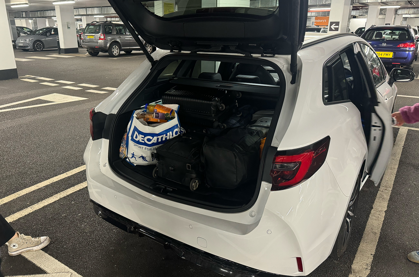 Long-term Toyota Corolla Touring Sports boot filled