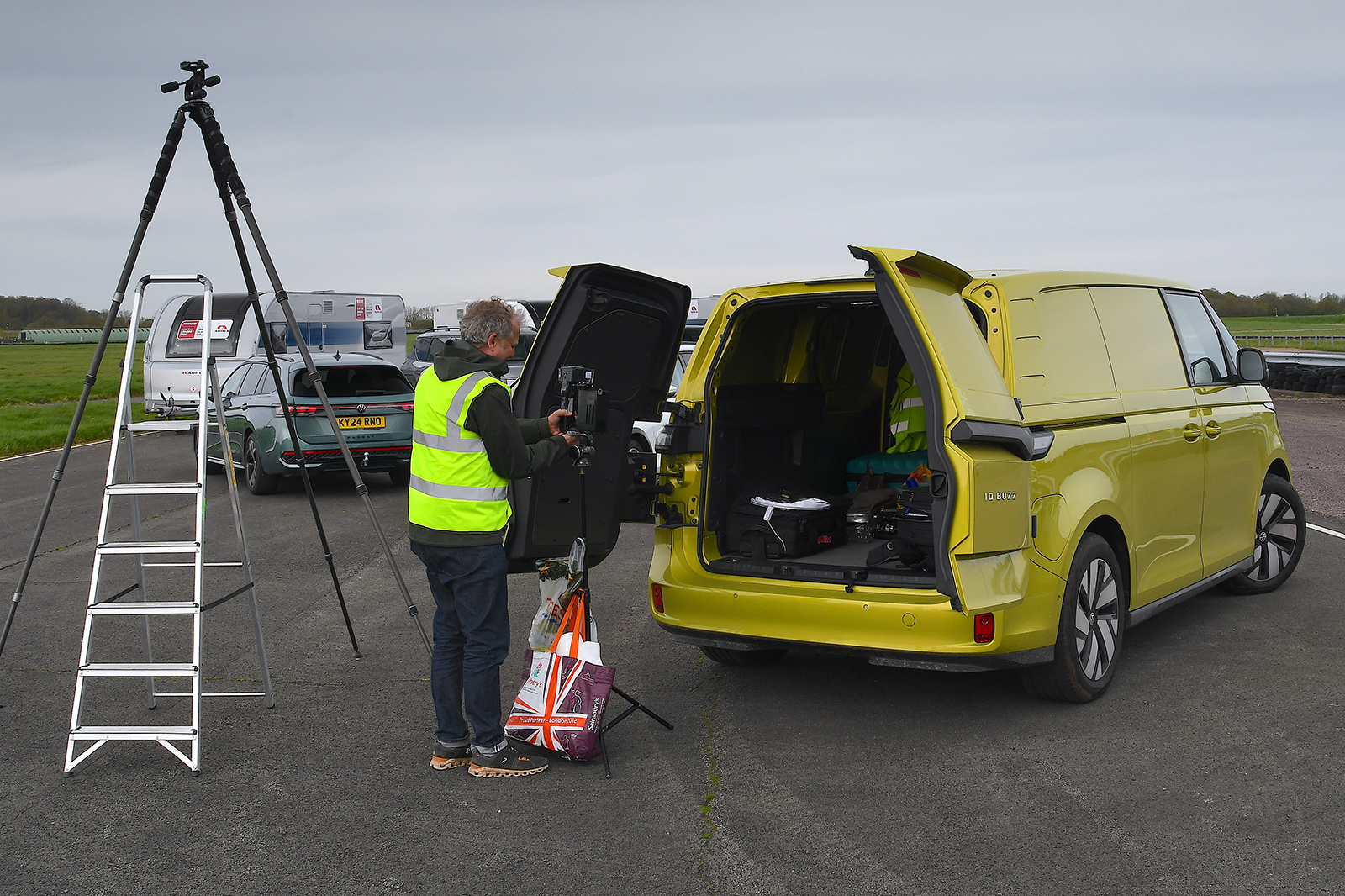 Volkswagen ID Buzz Cargo long term on shoot