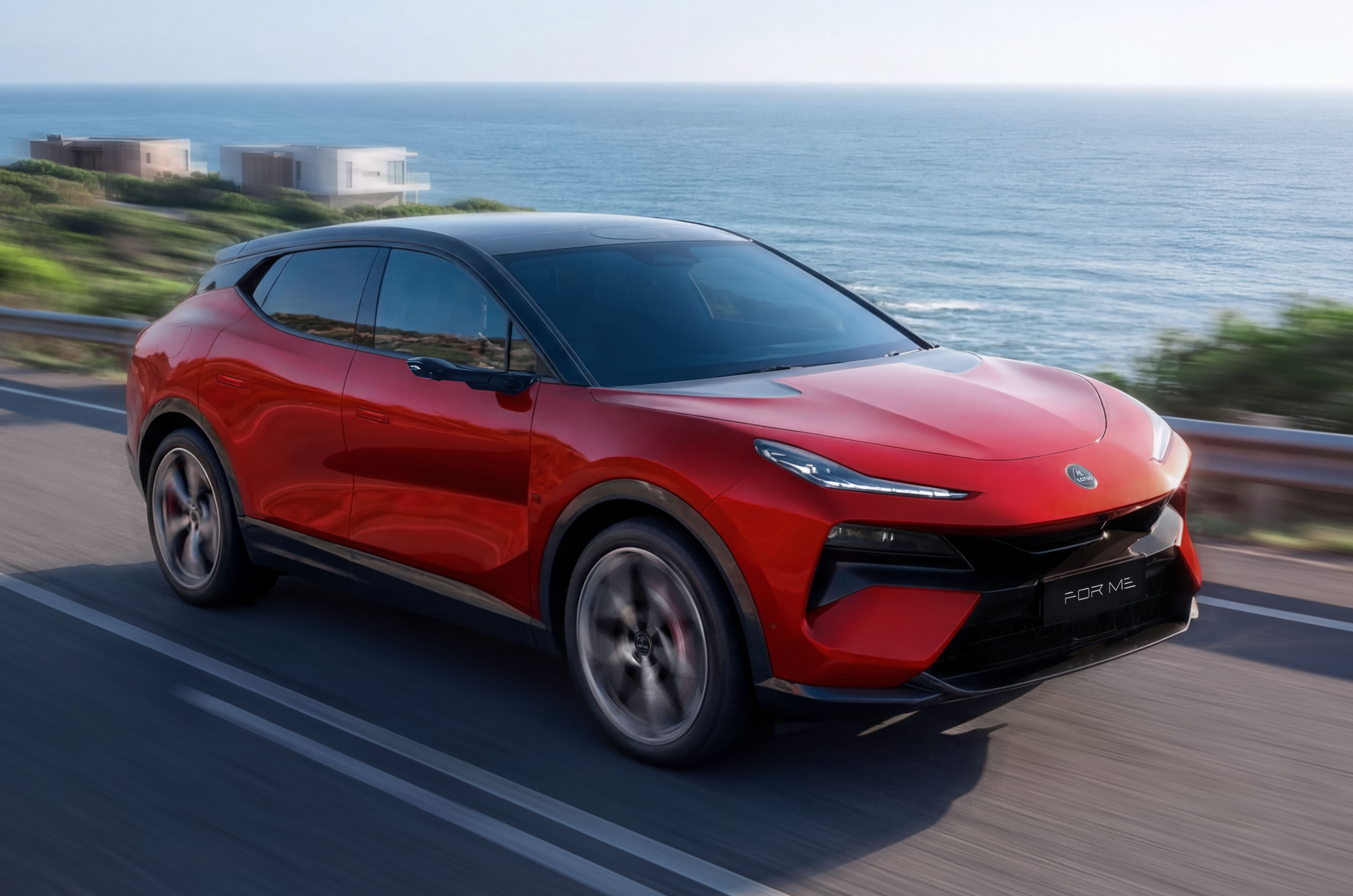 Lotus Eletre X front driving