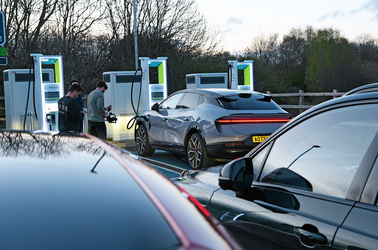 Lotus Eletre charging rear