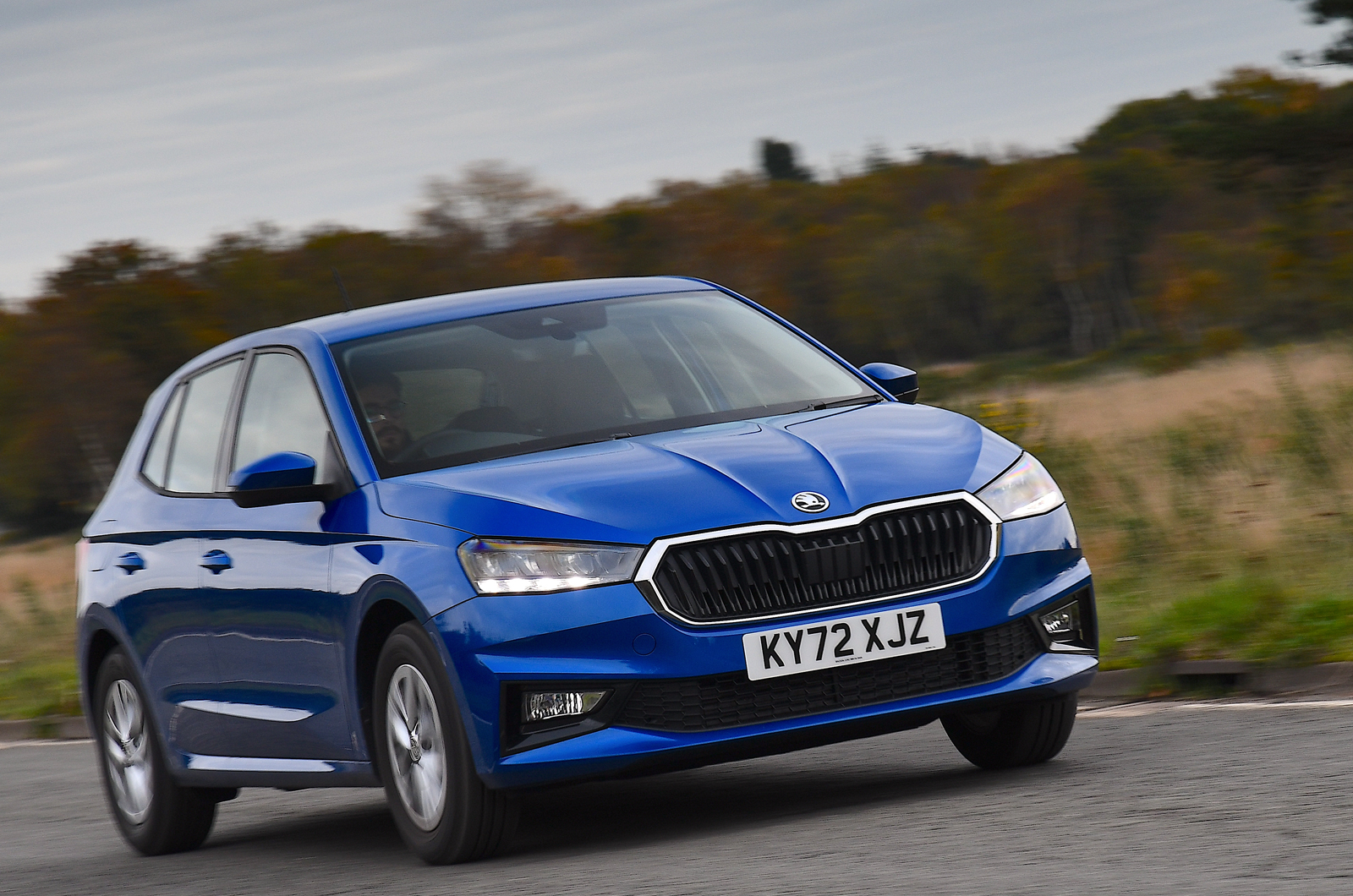 The Fabia on the road