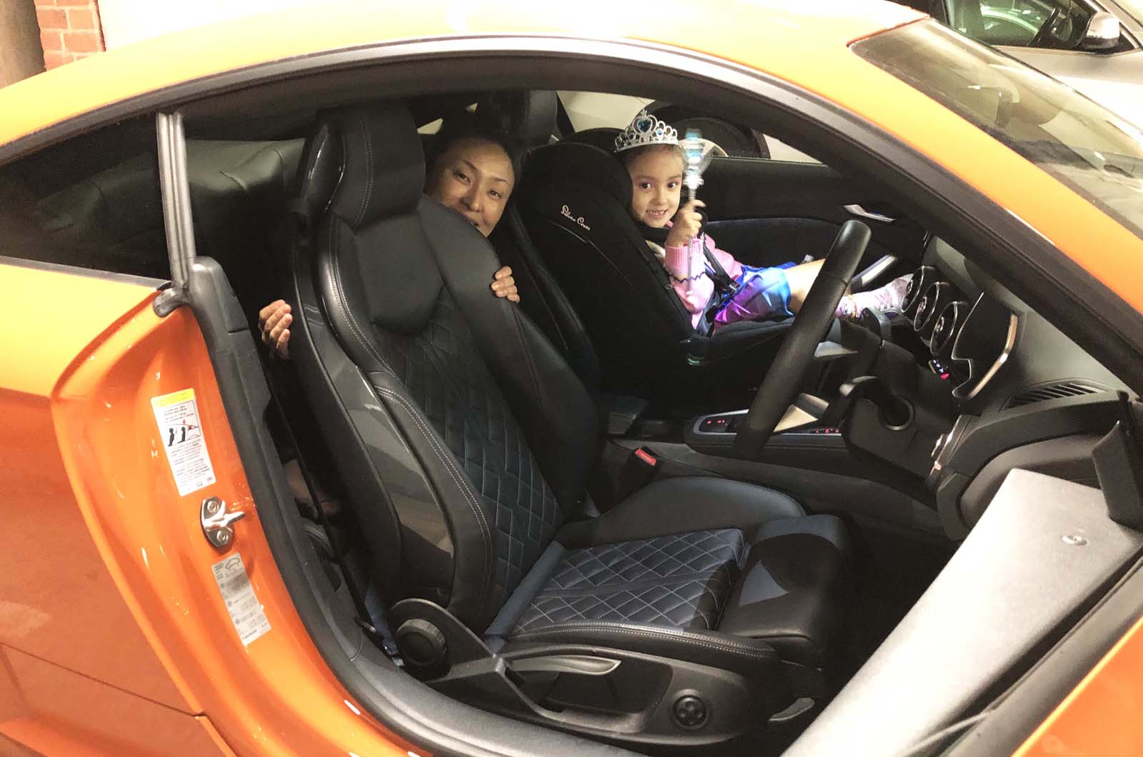 LT Audi TTS as a three-seater