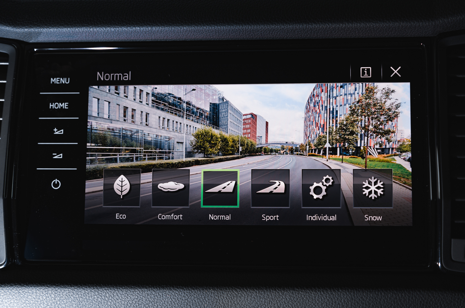 LT Skoda Kodiaq vRS driving modes