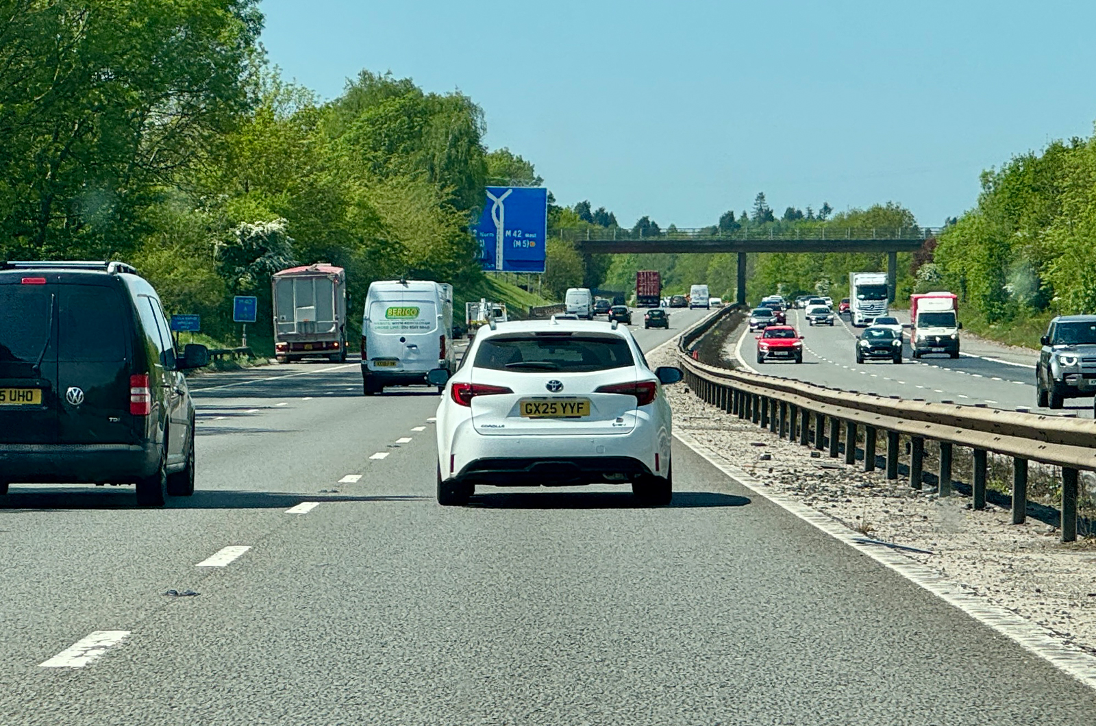 LT Toyota Corolla Touring Sports driving on motorway