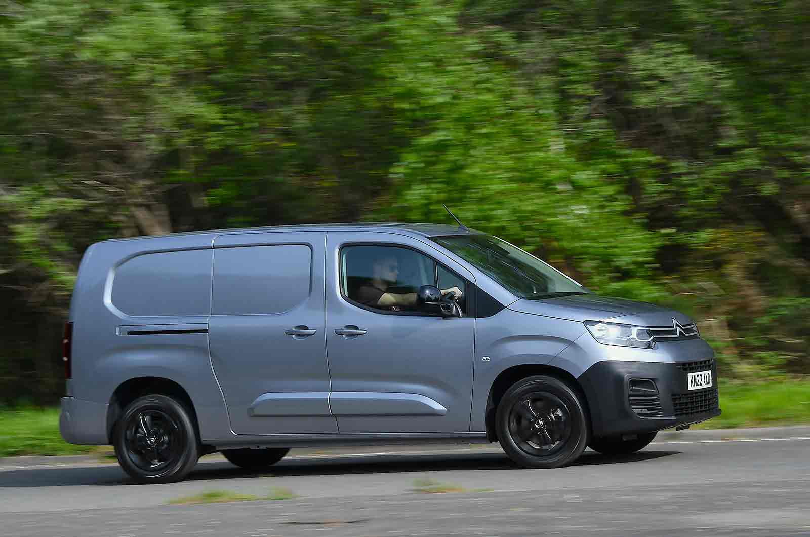 Max driving Citroen Berlingo van