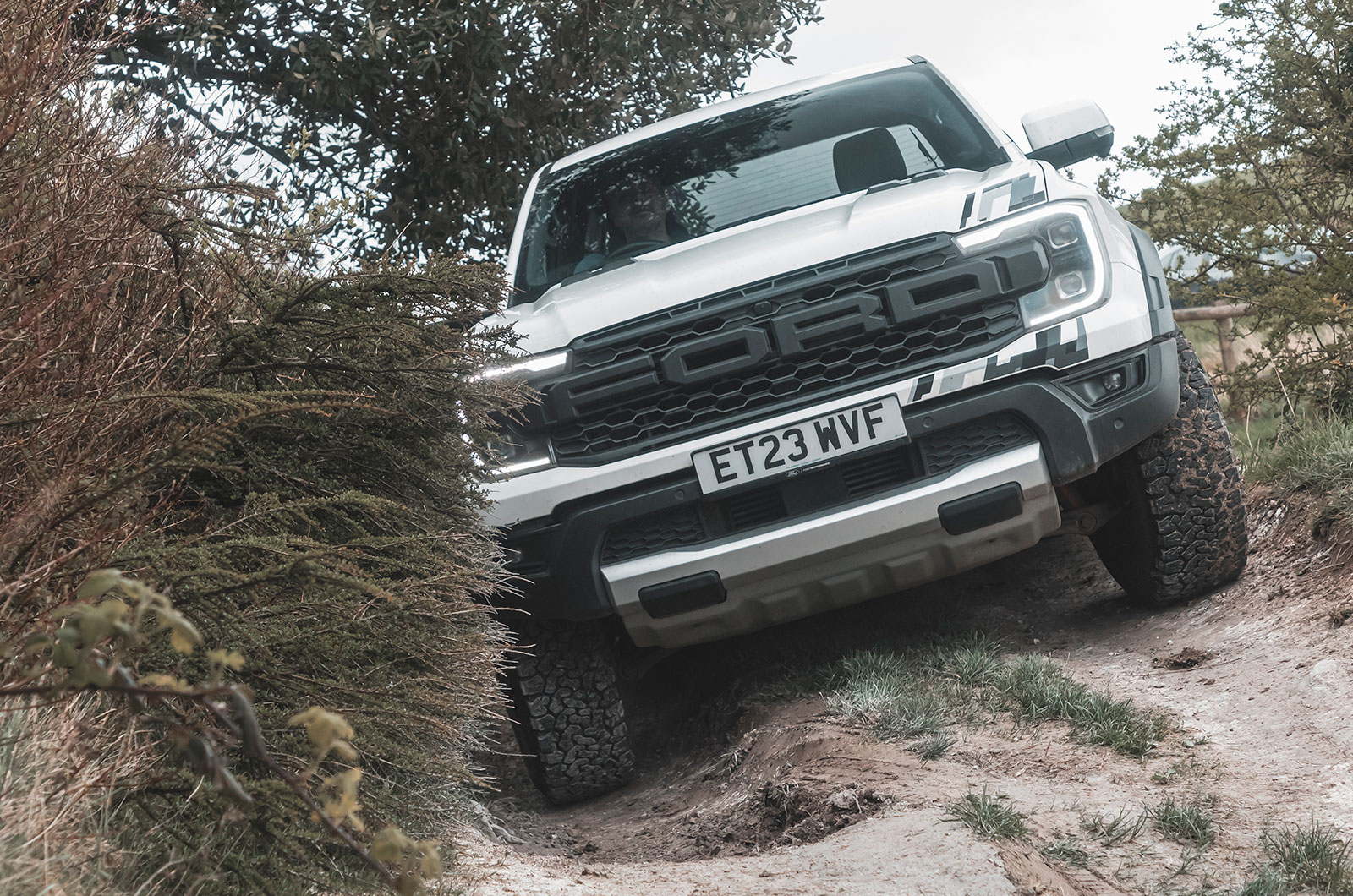 Max off-roading in Ford Ranger Raptor track