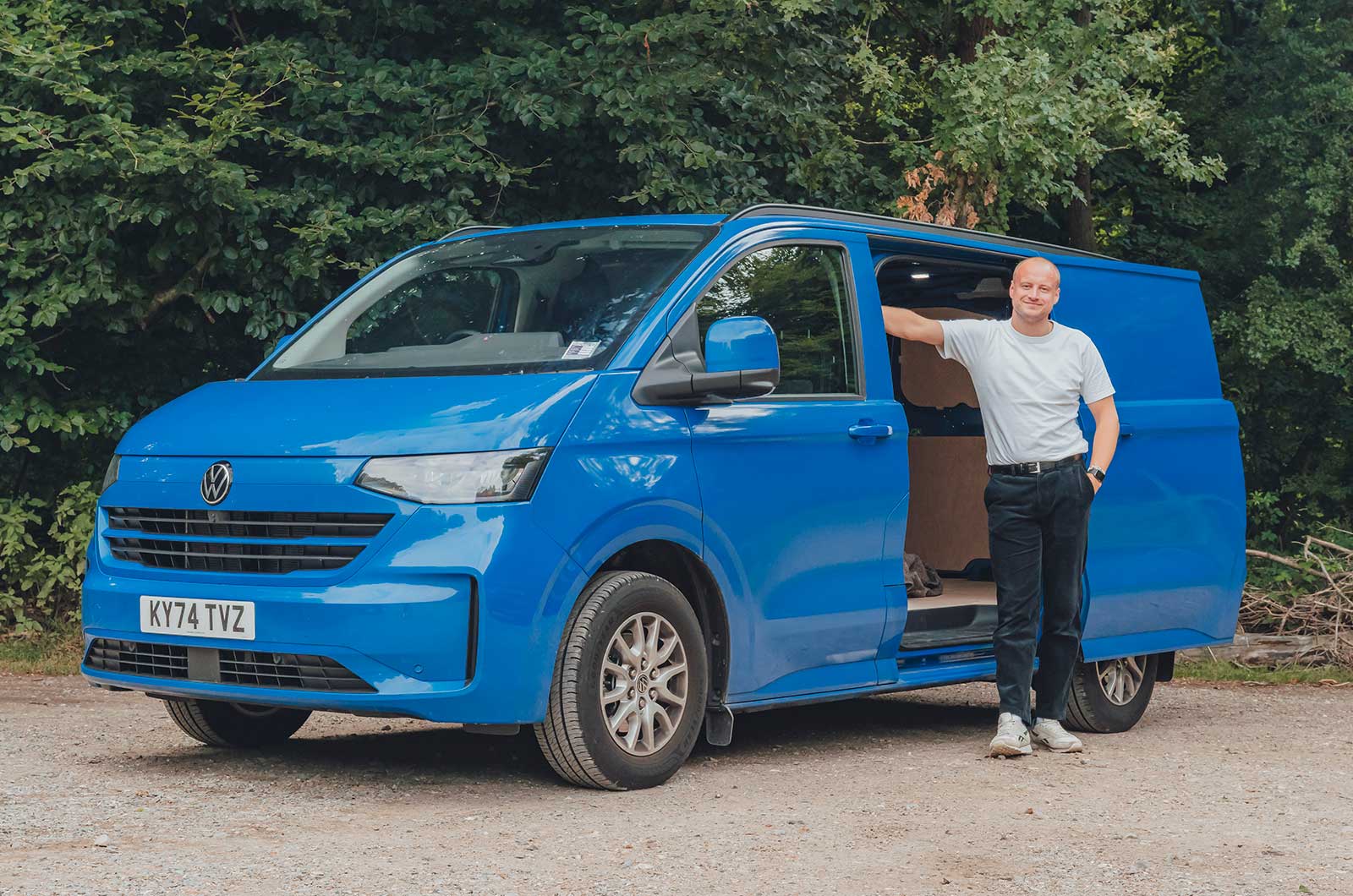 Max with VW Transporter