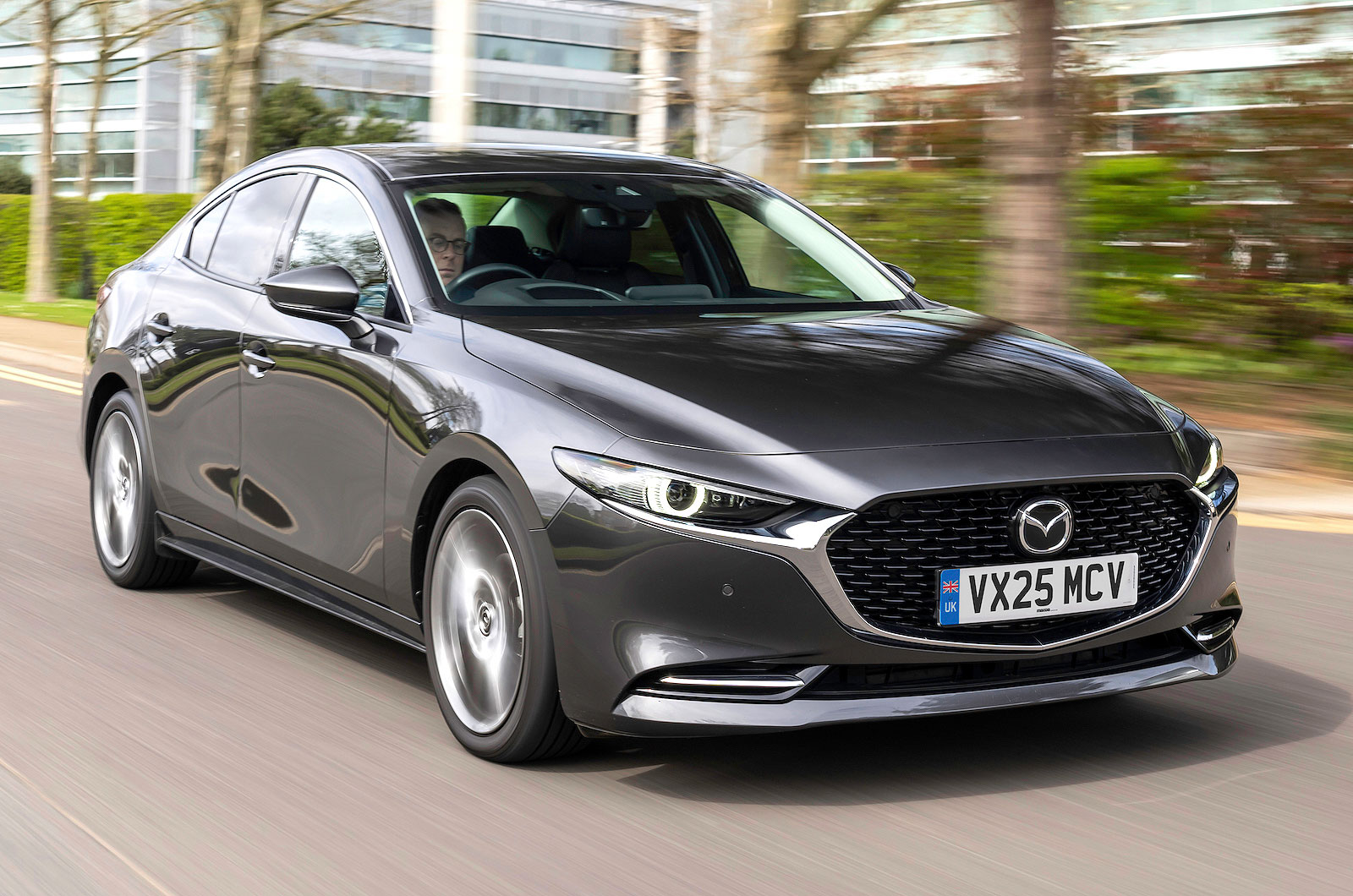 Mazda 3 Saloon front right driving
