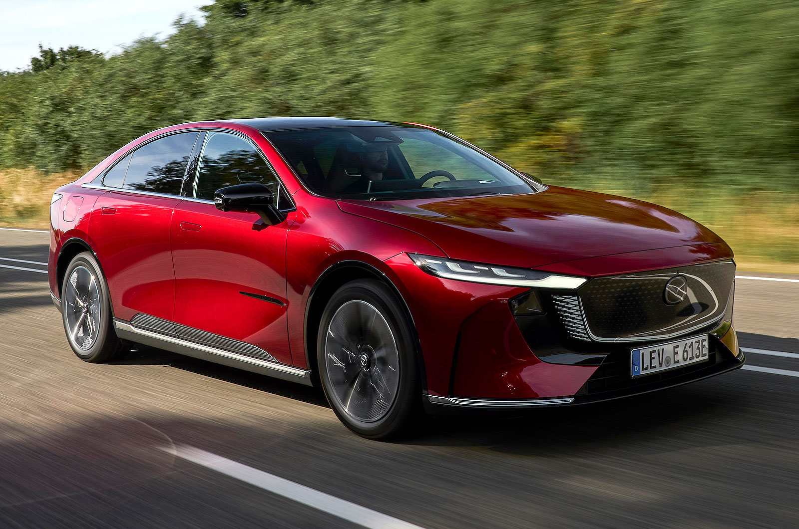 Mazda 6e front right driving