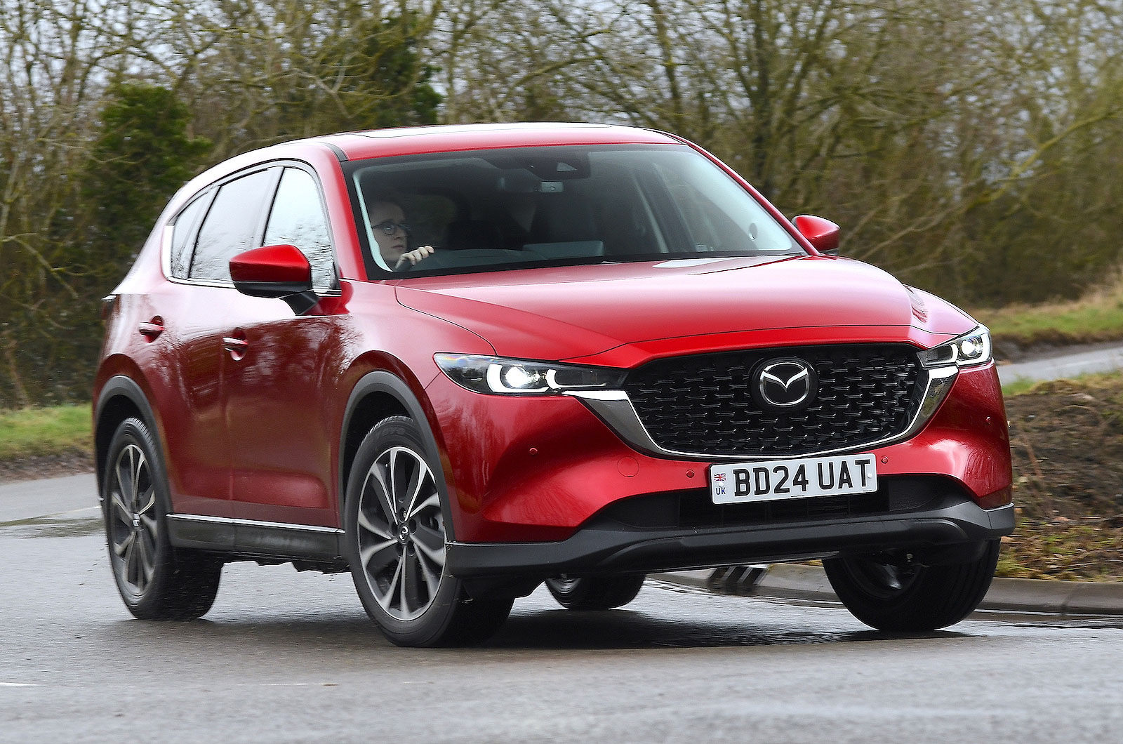 Mazda CX-5 front cornering