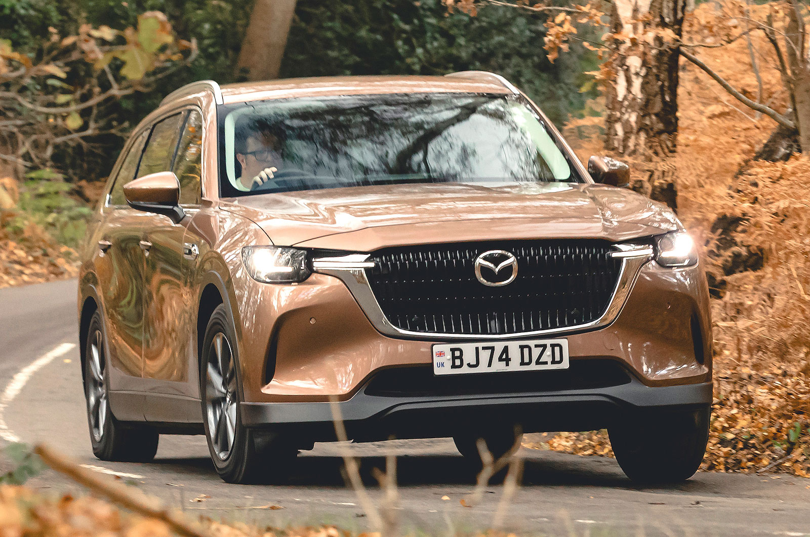 Mazda CX-80 front cornering