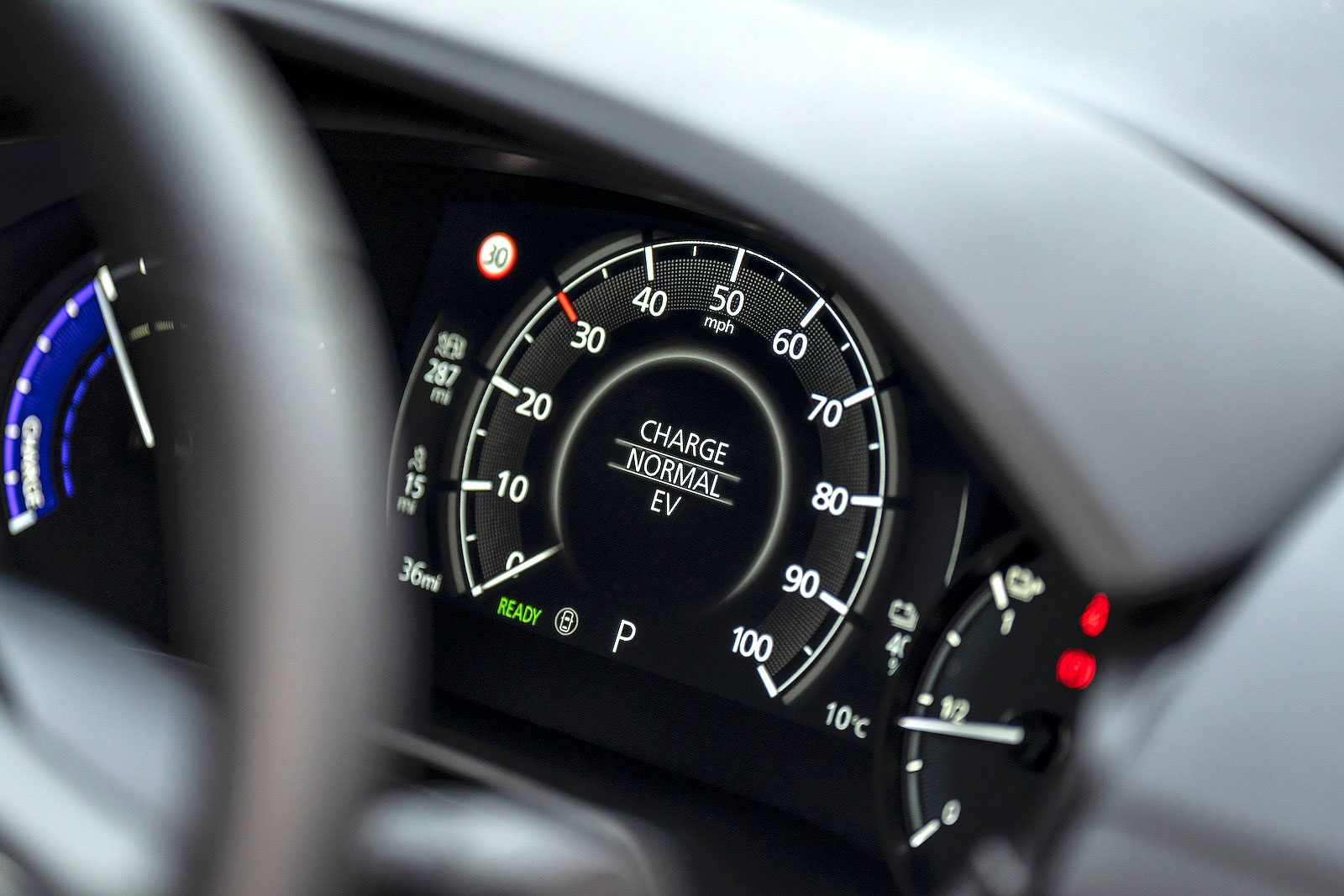 Mazda MX-30 R-EV driver display