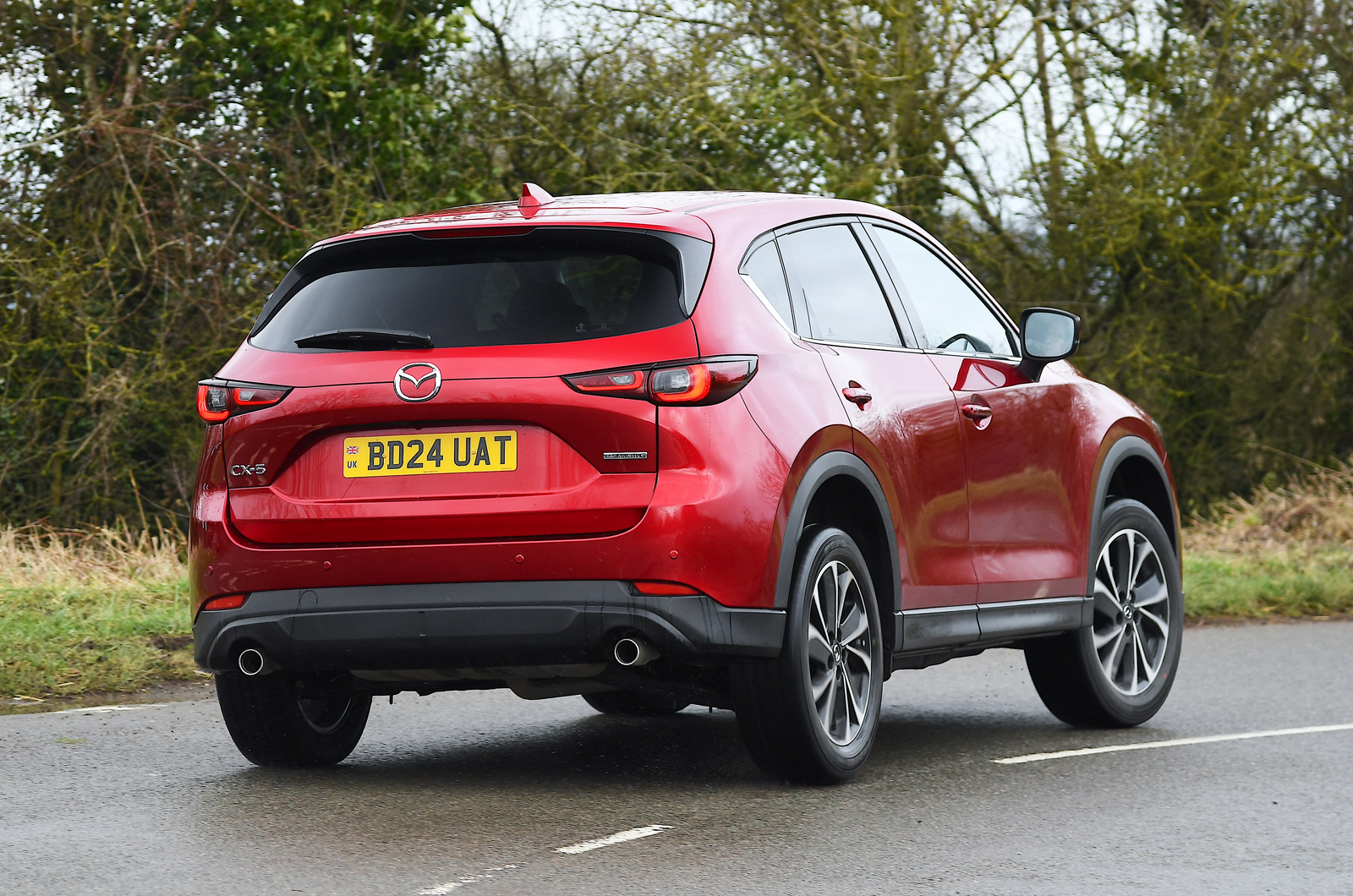 Mazda CX-5 rear cornering