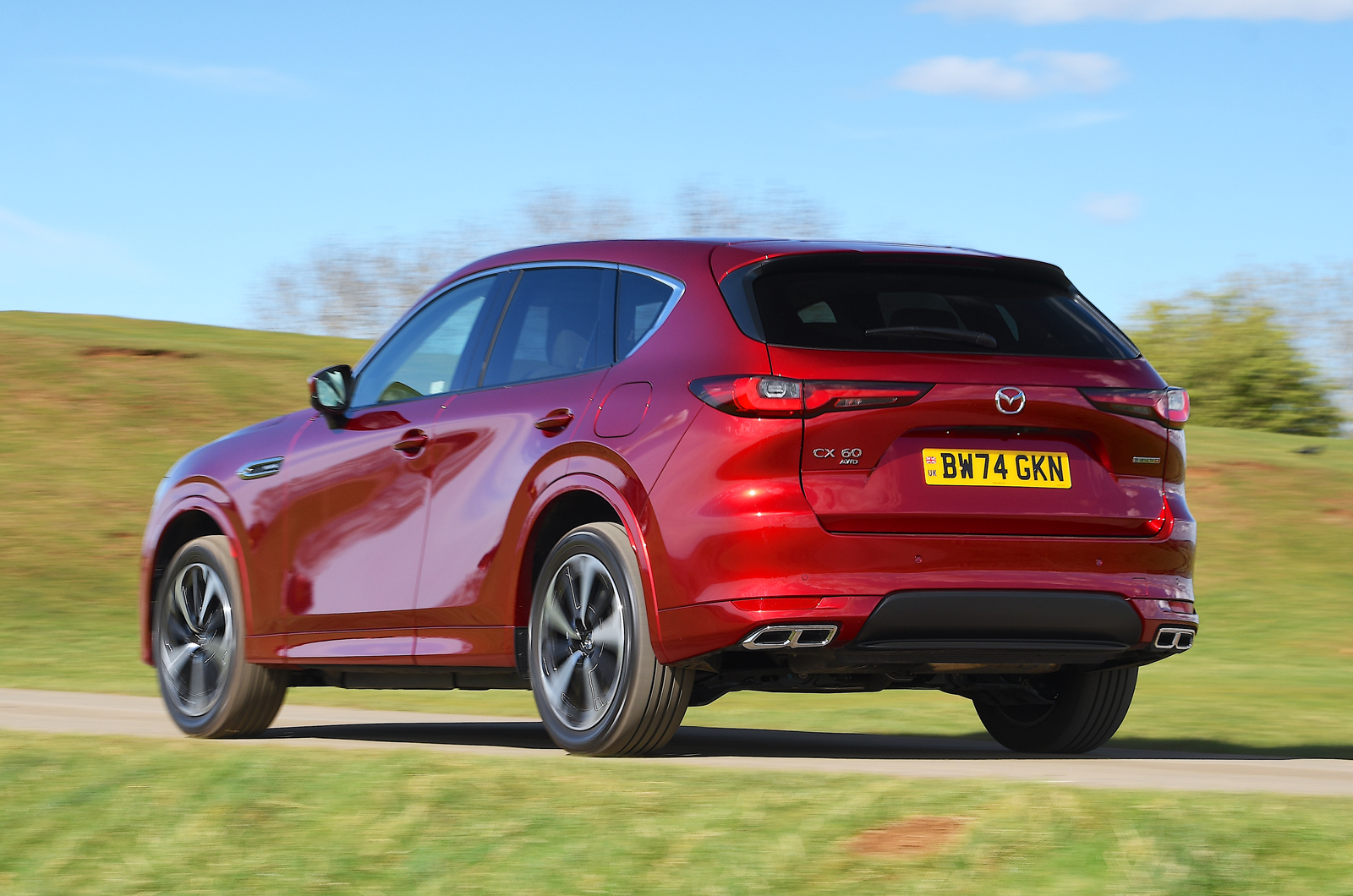 Mazda CX-60 rear driving