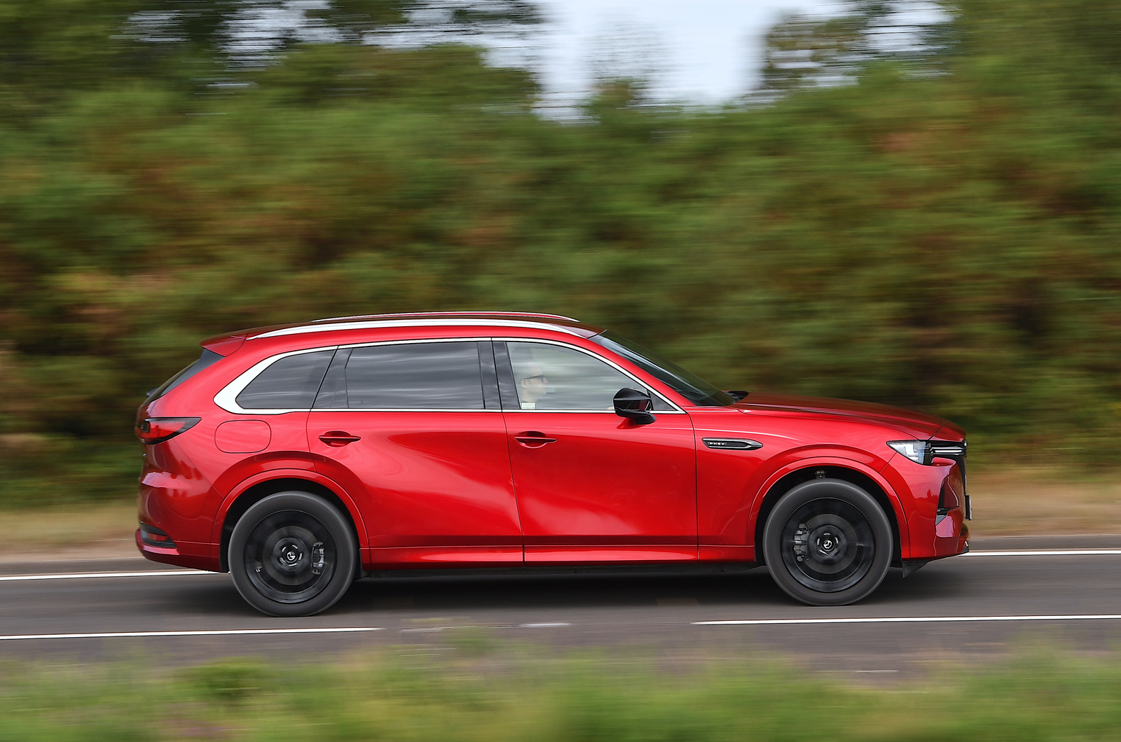 Mazda CX-80 LT side driving