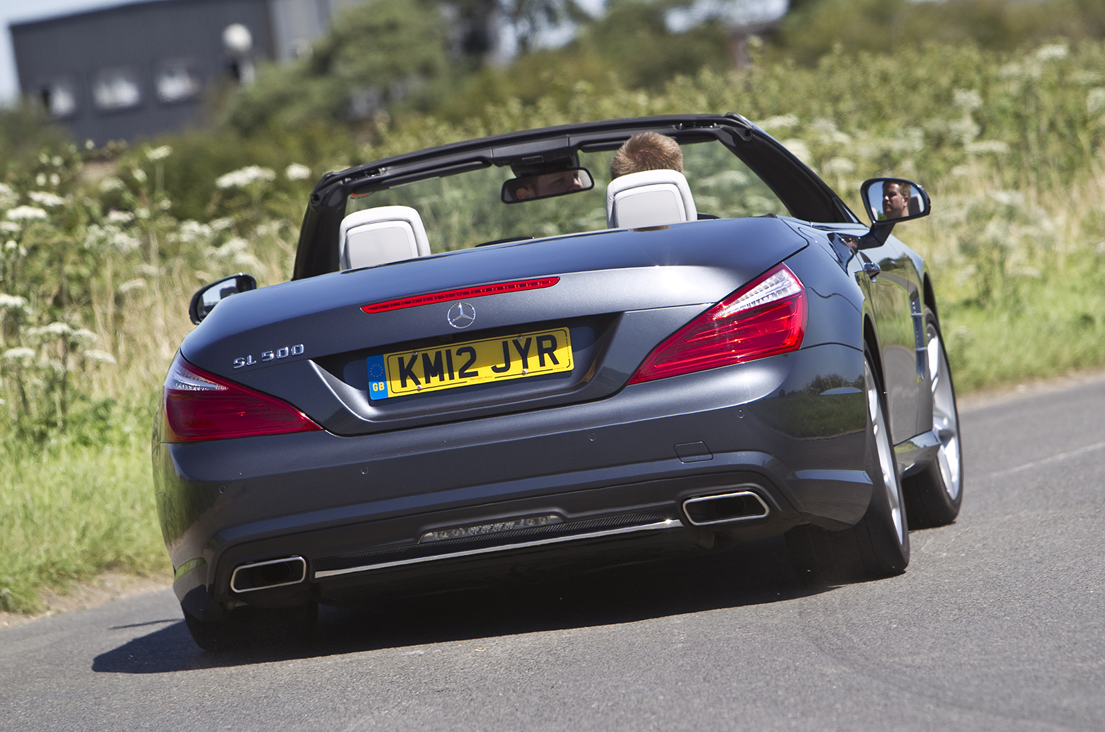 Mercedes SL rear corner