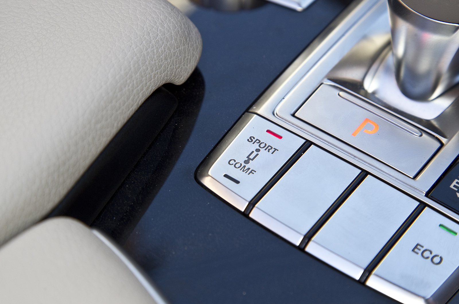 Mercedes SL suspension button