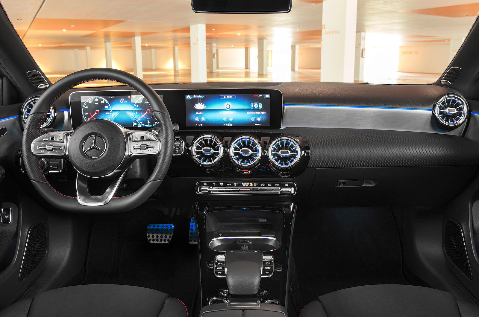 Mercedes A-Class Saloon interior dashboard