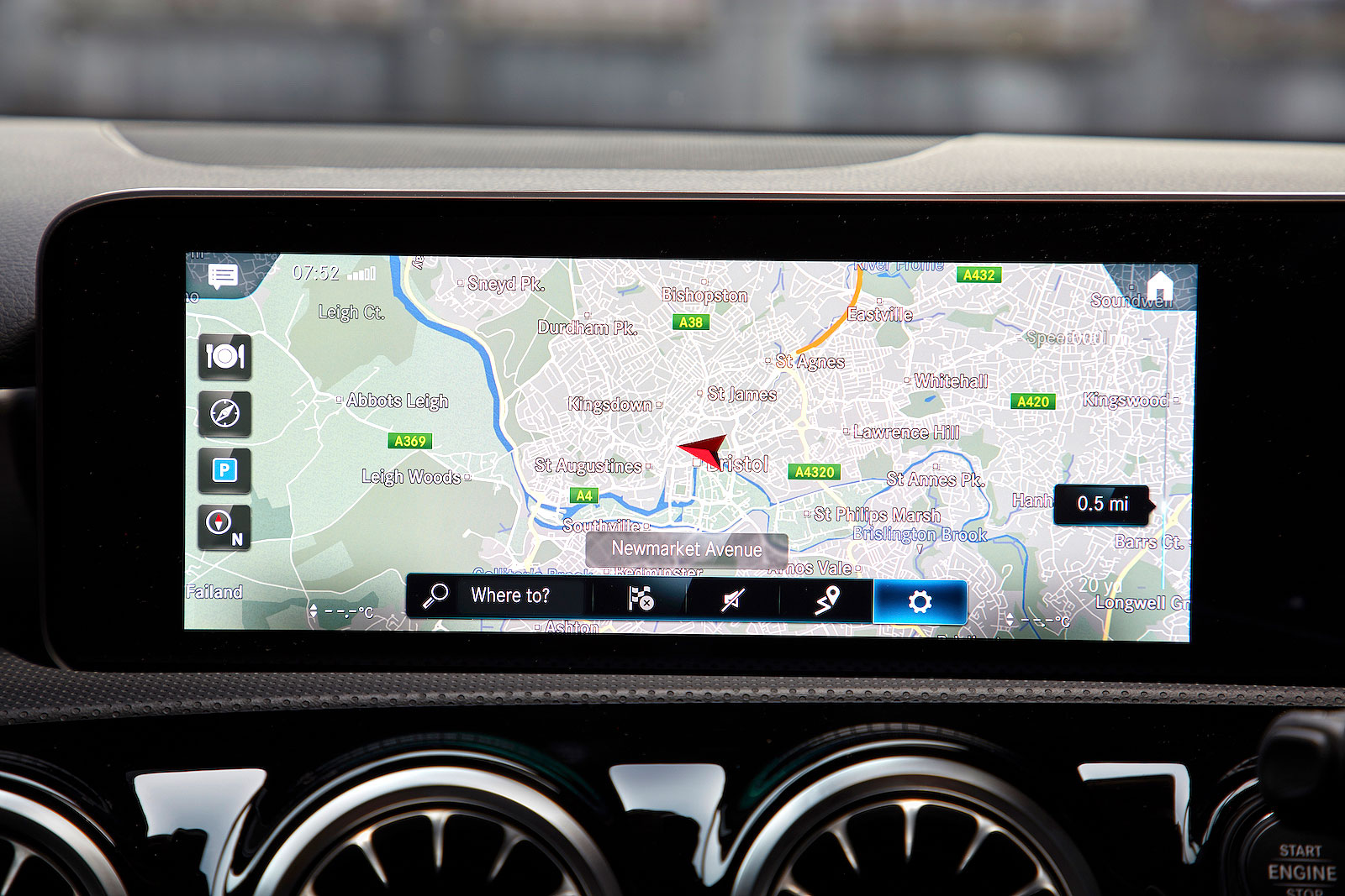 Mercedes A-Class Saloon interior infotainment