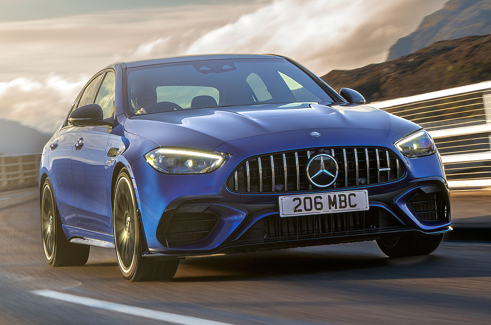 Mercedes-AMG C63 front cornering