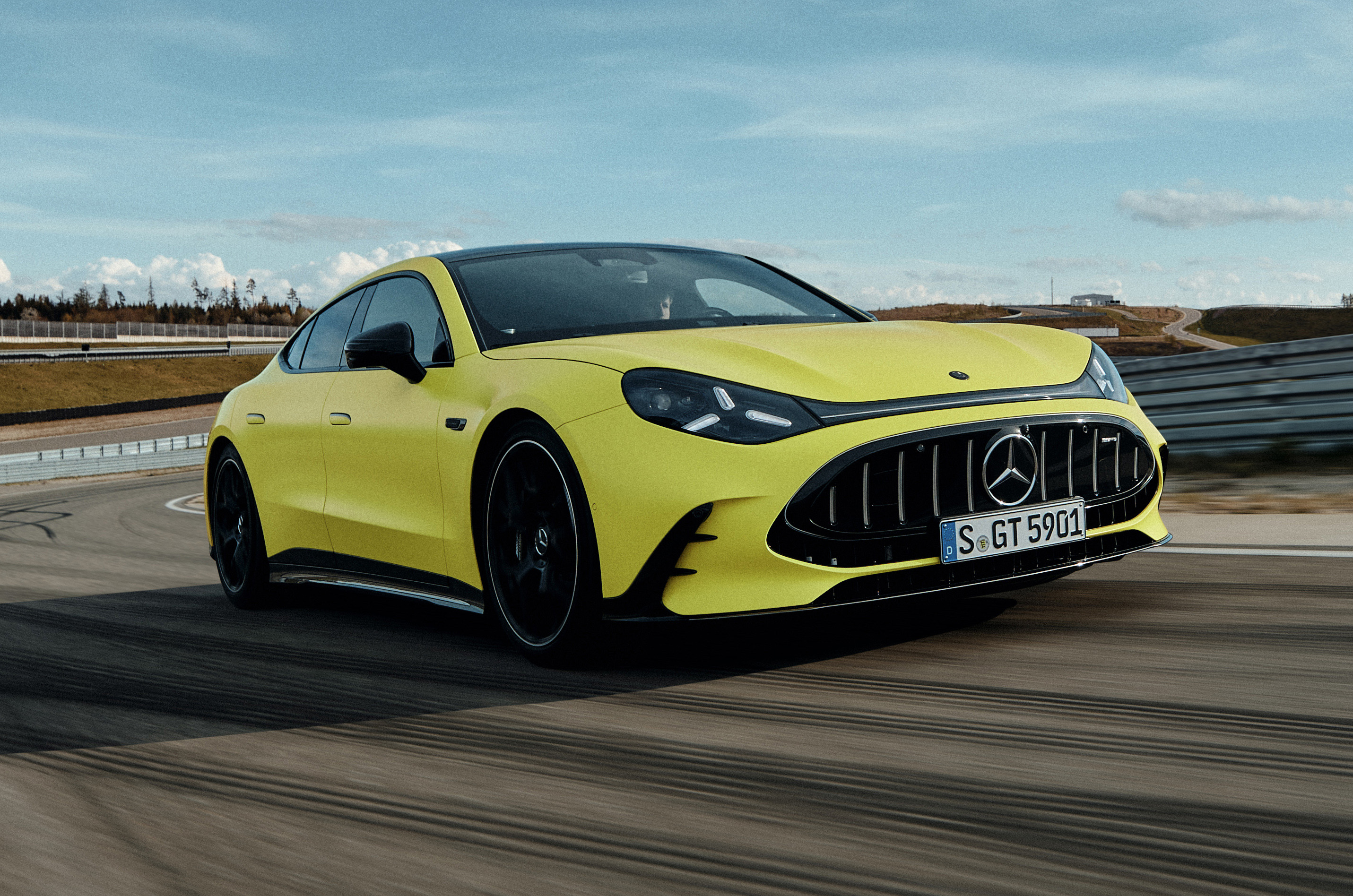 Mercedes-AMG GT 4-door Coupé front driving