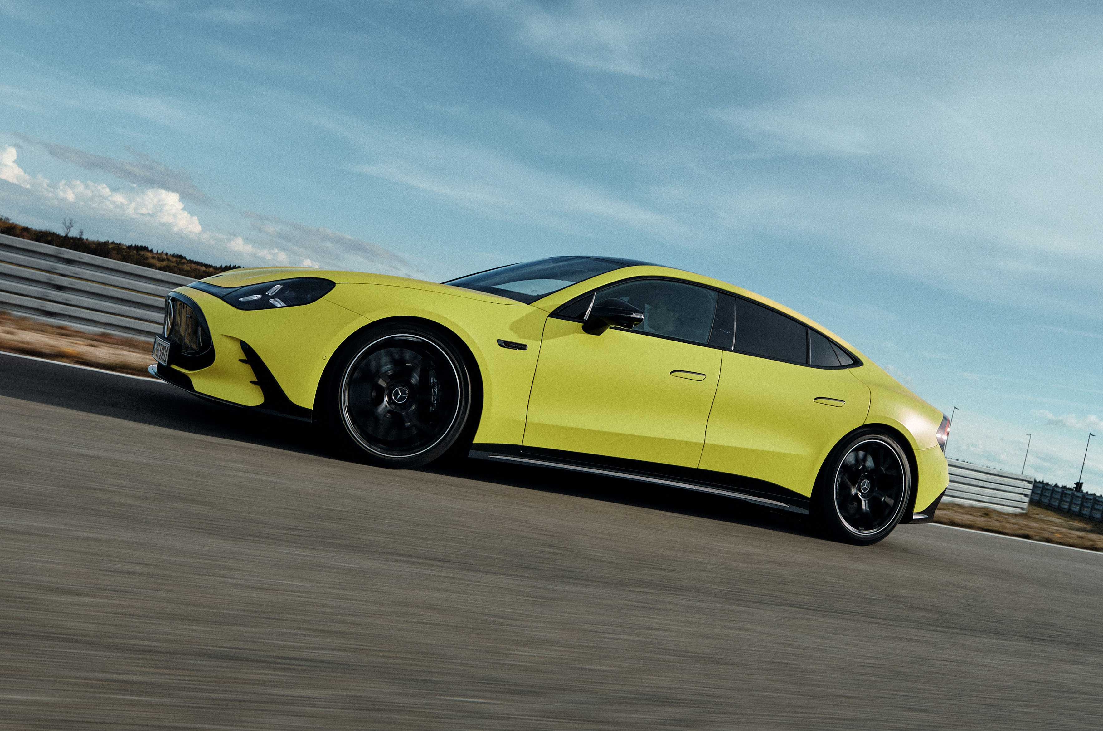 Mercedes-AMG GT 4-door Coupé side driving