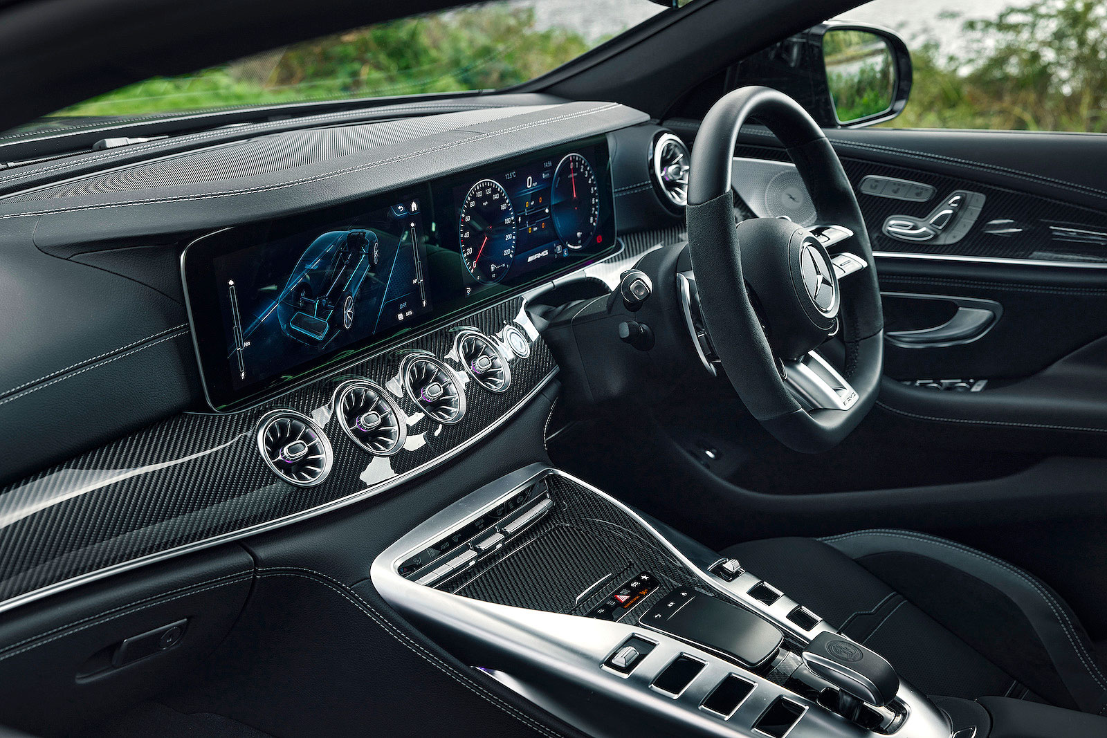 Mercedes-AMG GT 4-door Coupé interior dashboard
