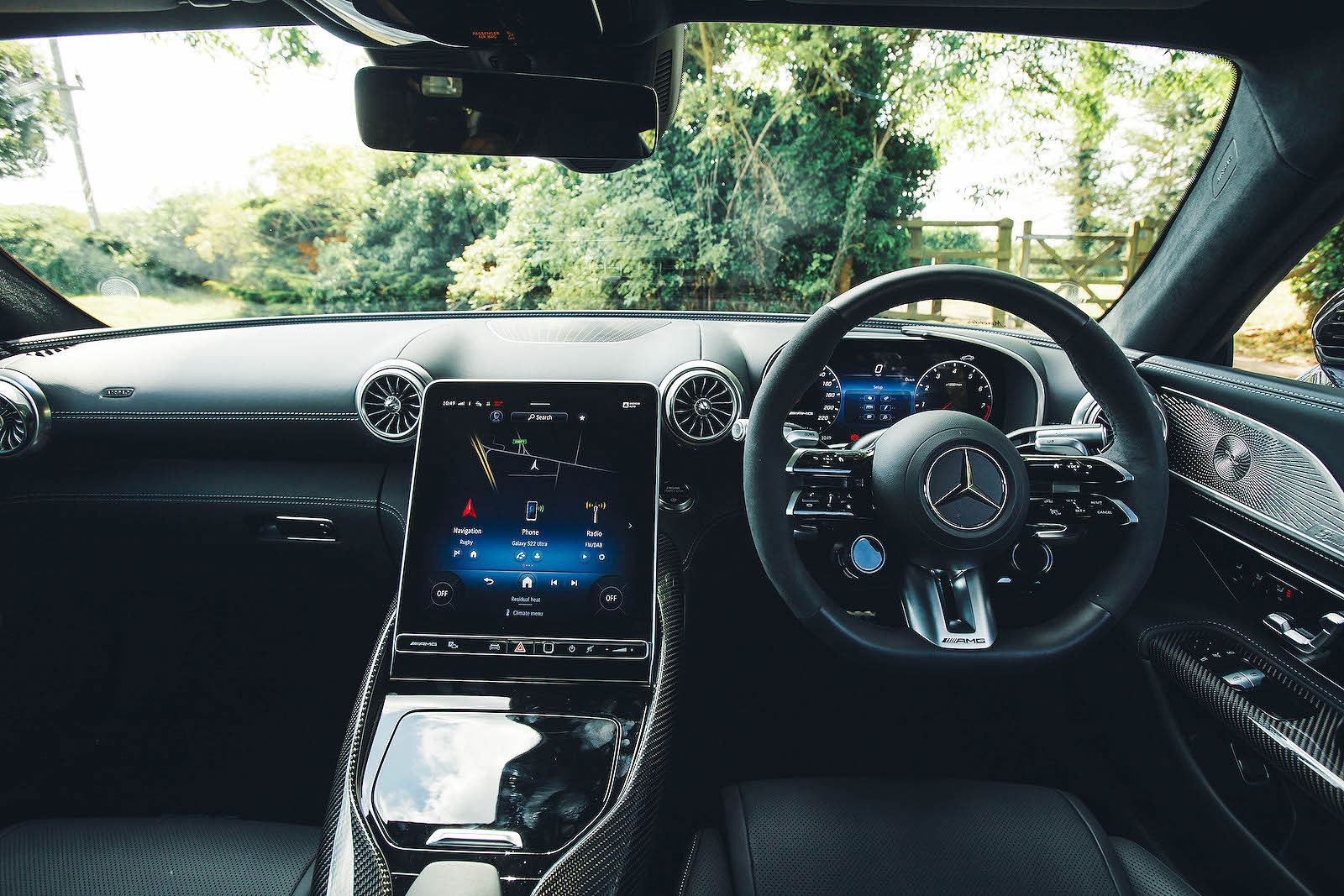 Mercedes-AMG GT dashboard