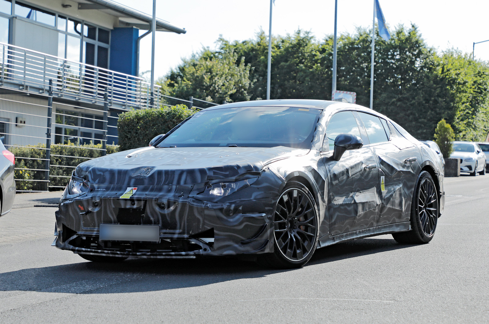 Mercedes-AMG GT 4-door EV prototype front
