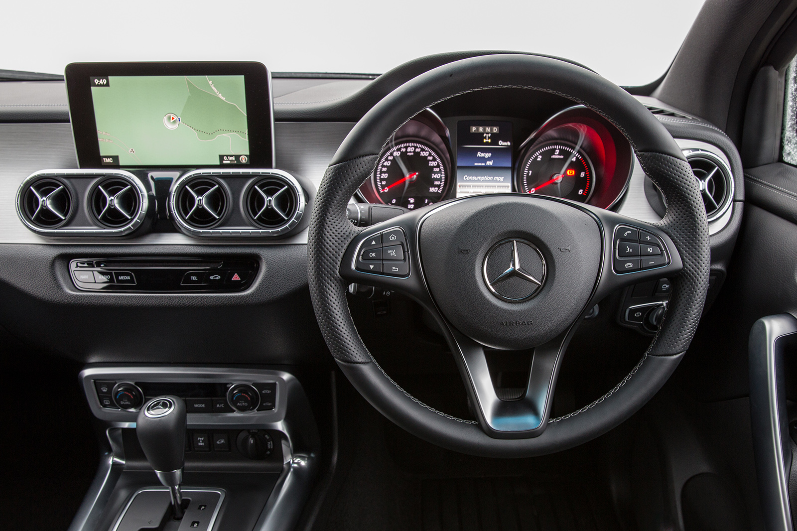 Mercedes-Benz X-Class 2019 RHD dashboard
